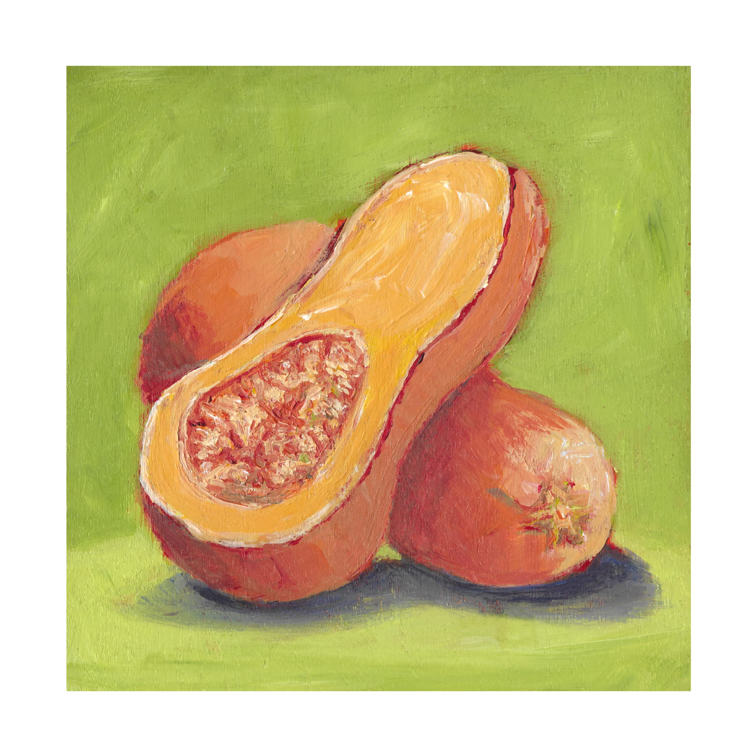 Trademark Fine Art 'Butternut' Canvas Art Print by Carol Young - Nature Landscape Wall Decor for Living Room, Bedroom & Office