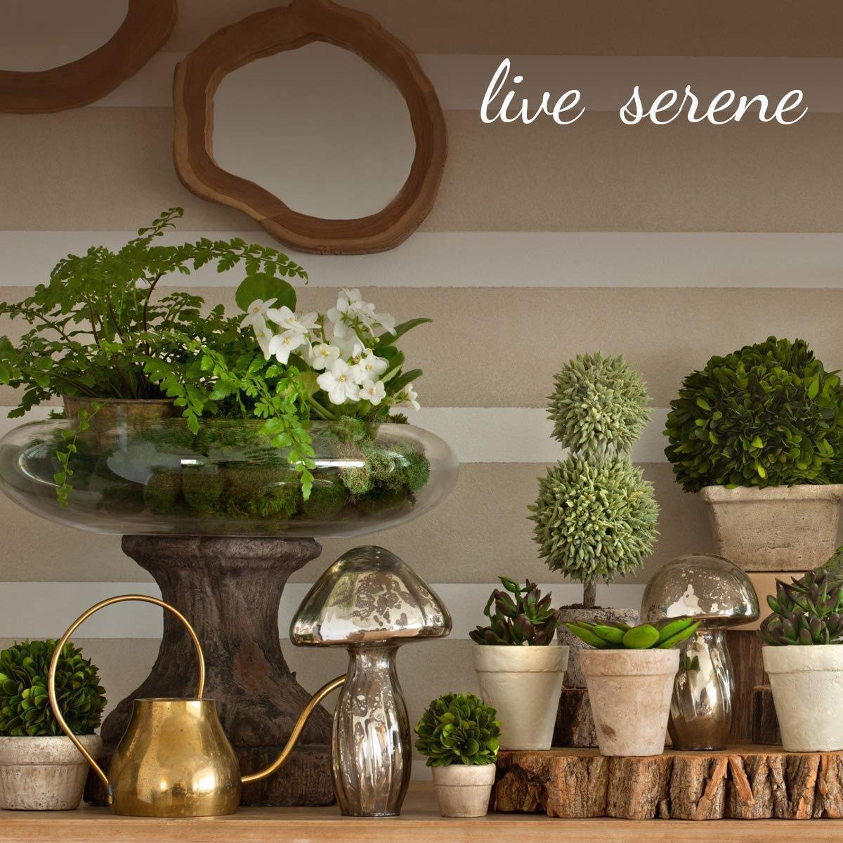 Serene Spaces 5FT Green Ivy Vine - Natural Wedding Bouquet Decor, Pack of 6 | Perfect for Wedding Centerpieces, Home Wall Decor & Party Backdrops