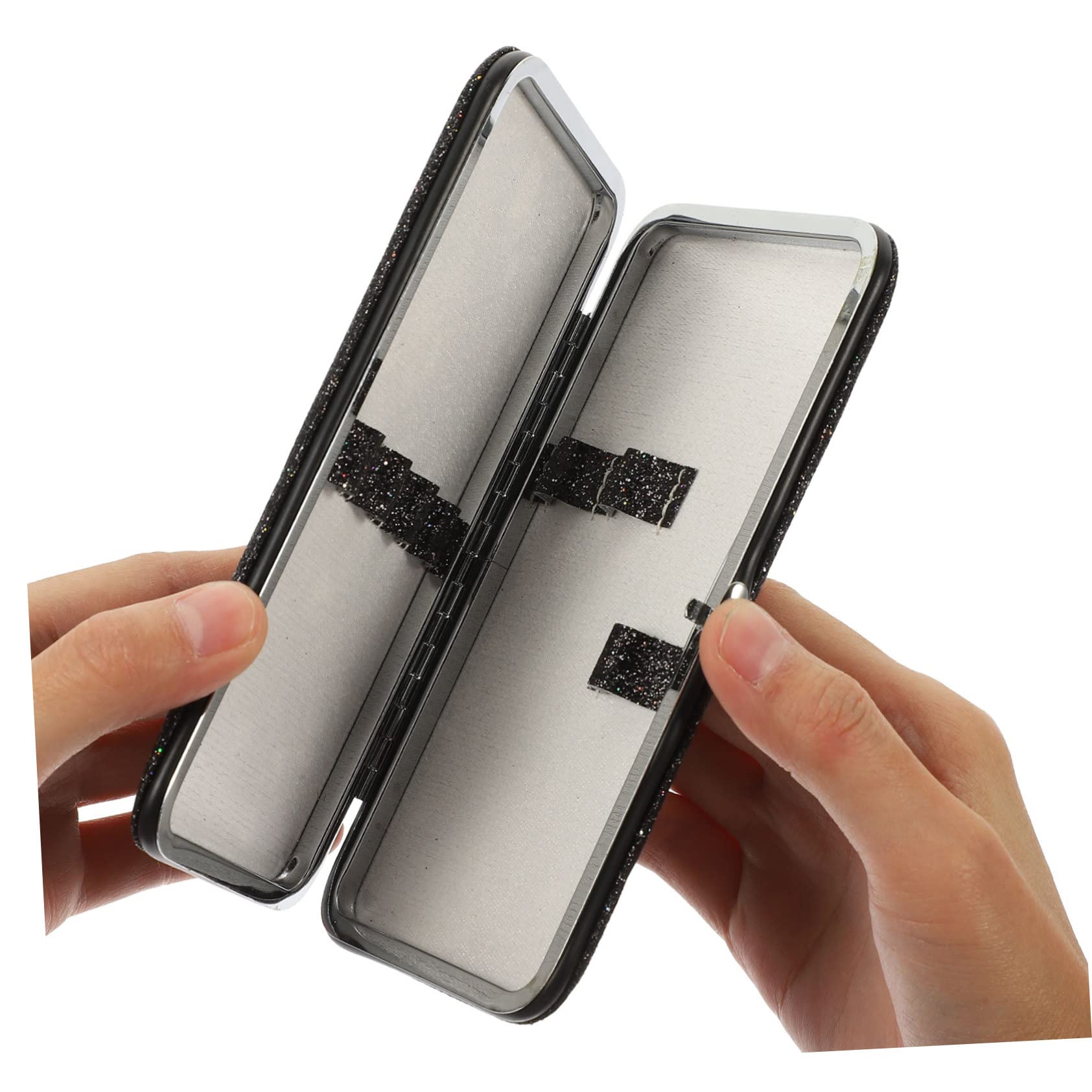 FOMIYES 3-Piece Eyelash Tweezer Storage Case Set - Premium Lash Extension Tweezers Organizer Box with Secure Holder for Salon, Travel & Professional Use