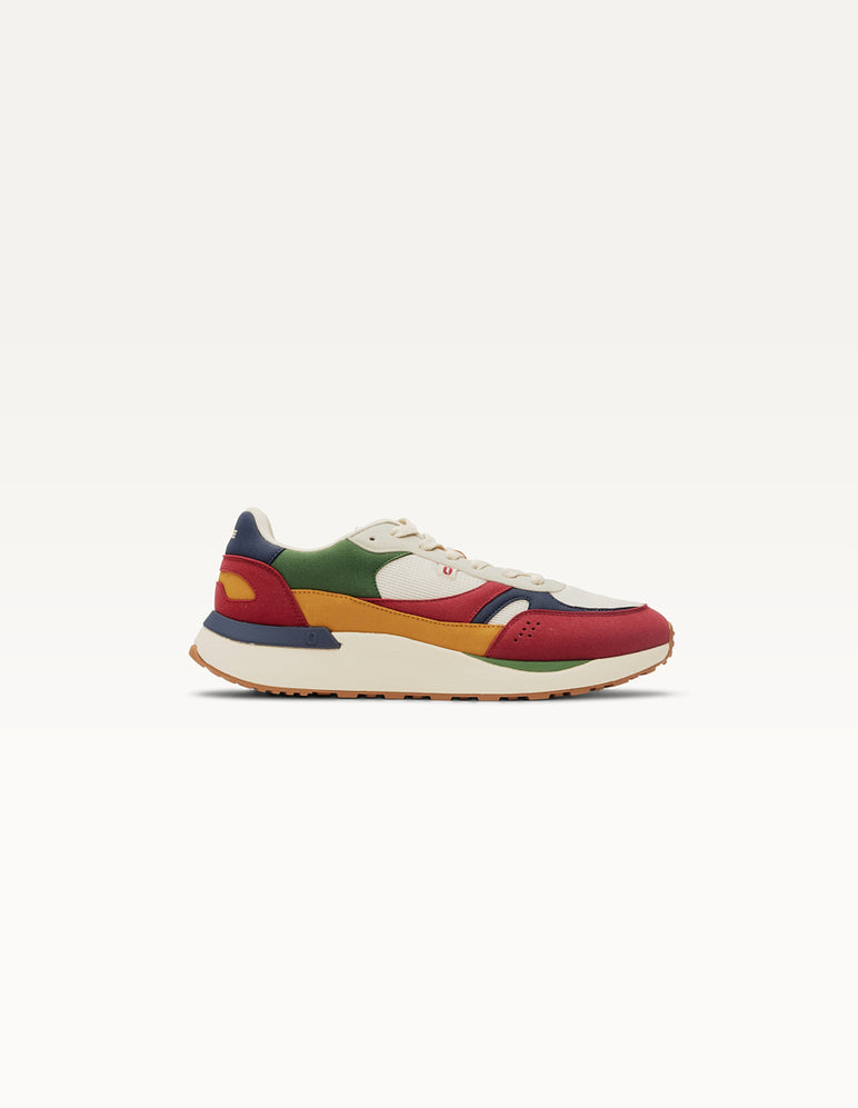 Odaje Anael Navy Ecru Sneakers - Comfortable Casual Shoes for Women | Perfect for Walking, Running & Everyday Wear