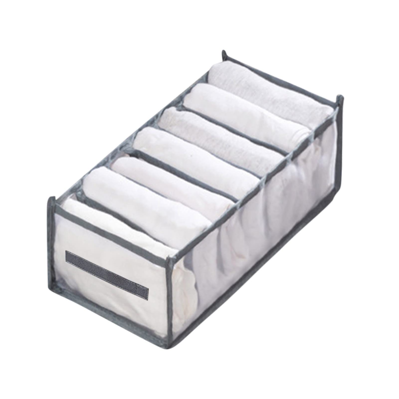 LOYE Under Bed Storage Organizer - Mesh Drawer Compartment Box for Clothes, Pants & Home Textile (Rolling Design, Space Saving) | Perfect for Bedroom, Closet & Small Space Organization