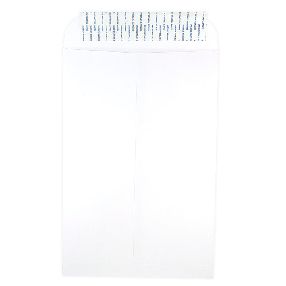 JAM PAPER 10 x 15 Inch White Open End Envelopes with Peel & Seal Closure - Bulk Pack of 500 - Perfect for Mailing, Business Correspondence & Office Use