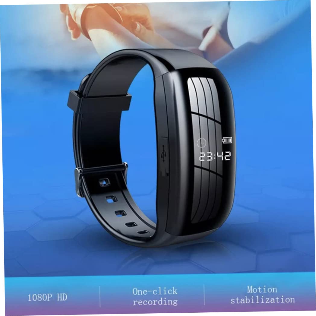 Spy Watch with Hidden Camera & Voice Recorder - 8GB HD Video Audio Recording, Noise Cancelling Wristband for Kids Safety, Classroom Lectures & Secret Surveillance (Perfect for Parents, Teachers & Private Investigators)