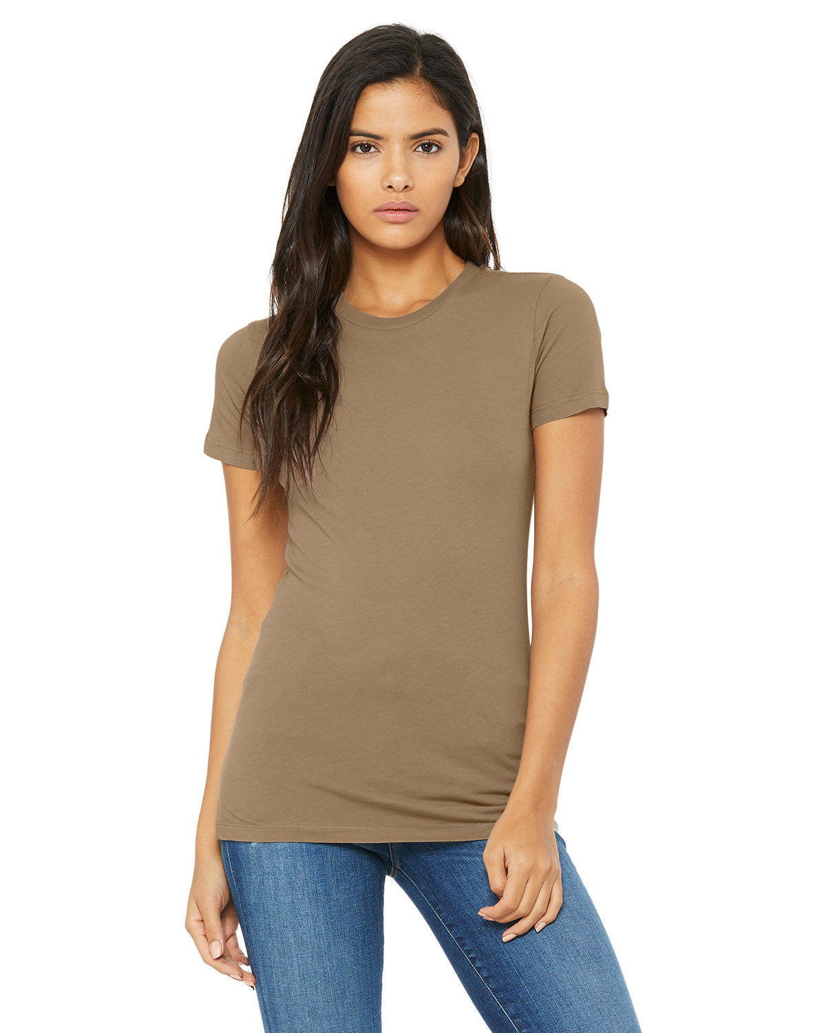 Bella + Canvas 6004 Women's Slim Fit Short Sleeve T-Shirt - Soft Cotton Tee for Casual Wear, Workout & Layering