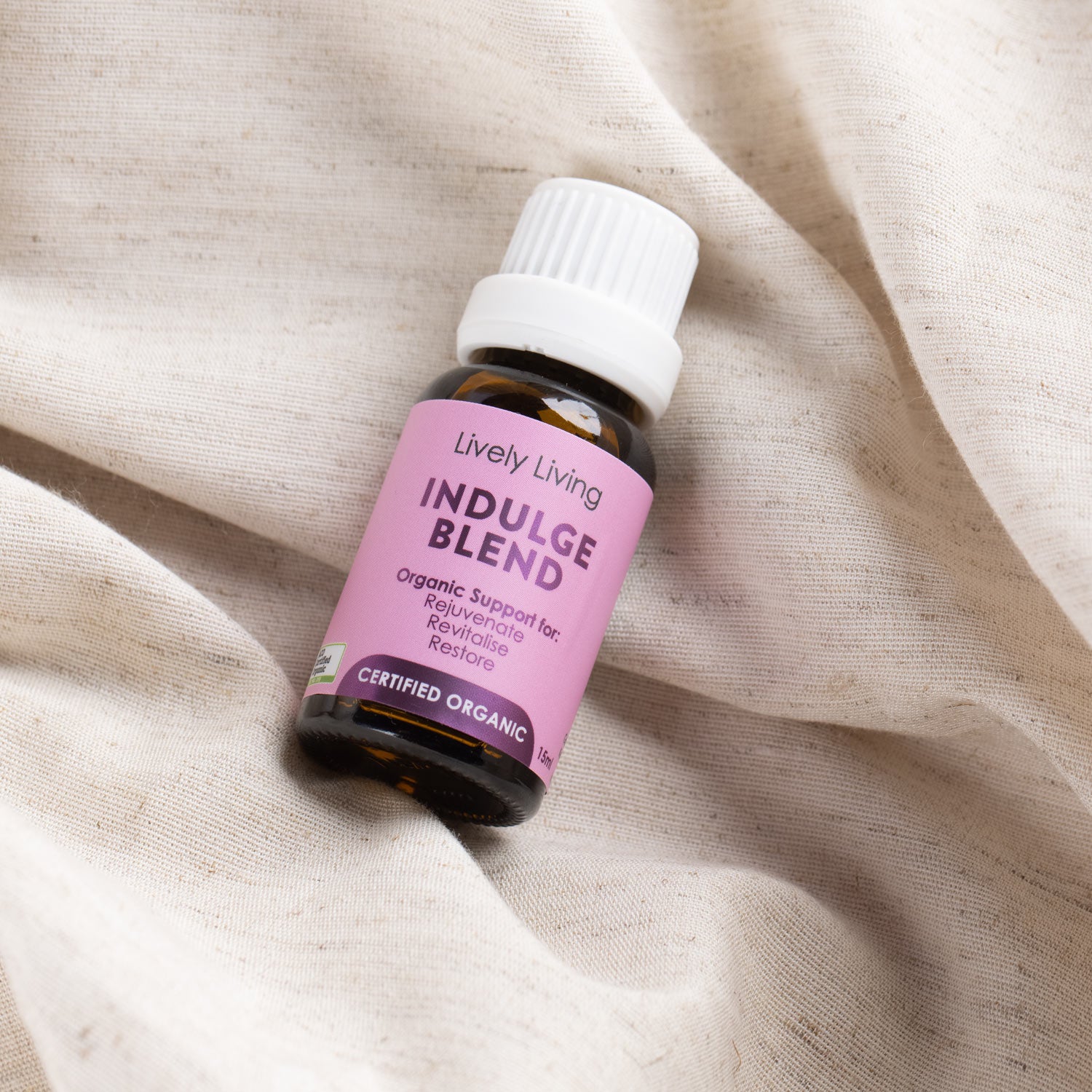 Indulge Organic Essential Oil 15ml - 100% Pure Therapeutic Grade Aromatherapy Oils for Diffuser, Massage & Relaxation - Lavender, Peppermint, Eucalyptus & More