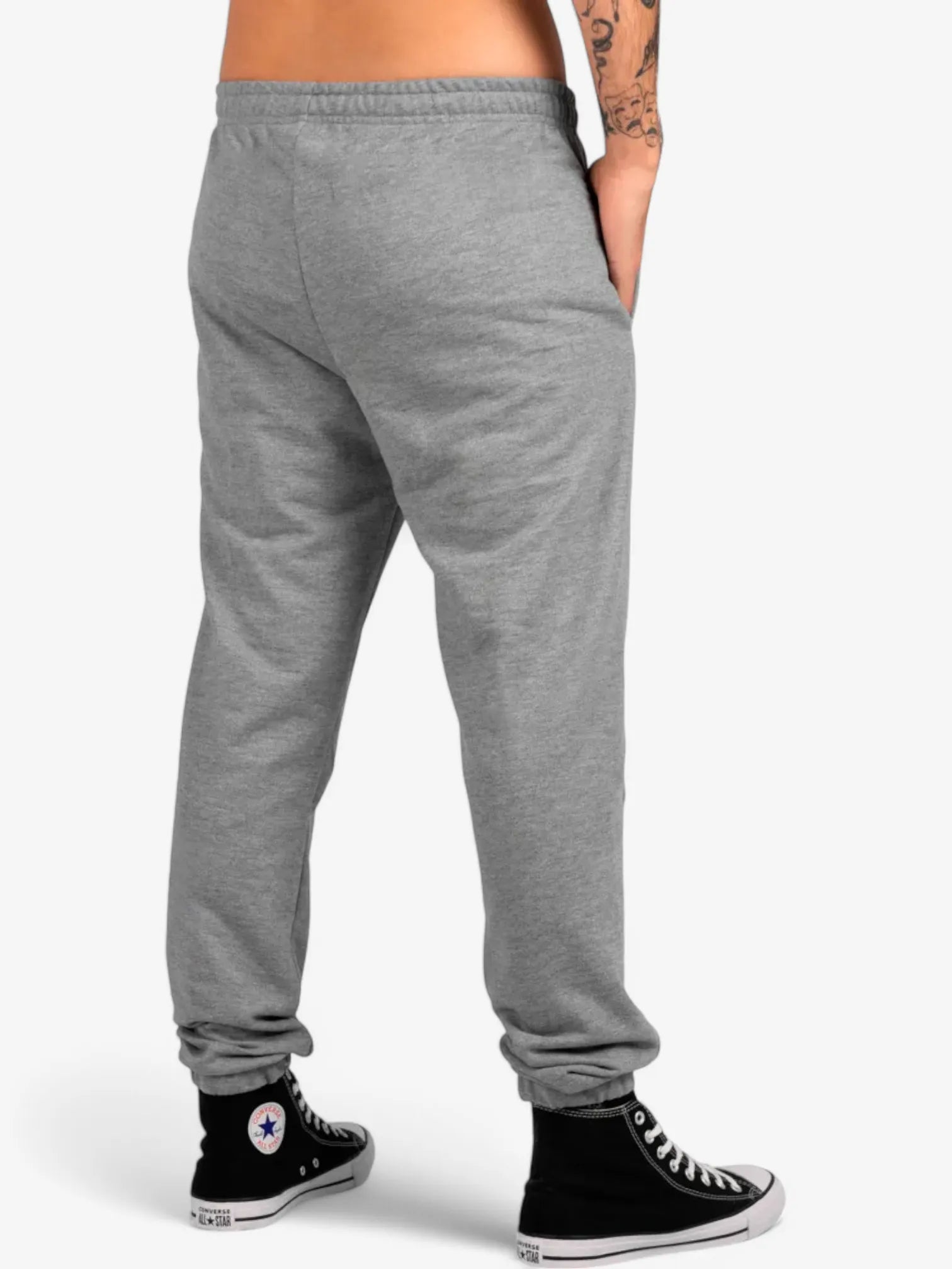 Retro Unisex Chuck Jogger Pants - Rustic Grey Sweatpants for Men & Women | Casual Lounge Wear, Street Style, Gym & Everyday Comfort