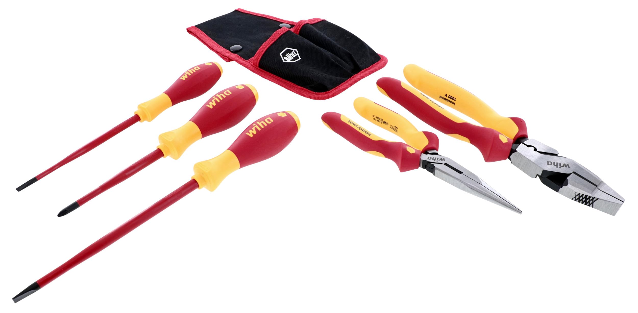 5-Piece Insulated Tool Set for Electricians - Shockproof Screwdrivers & Pliers for Safe Electrical Work & DIY Projects