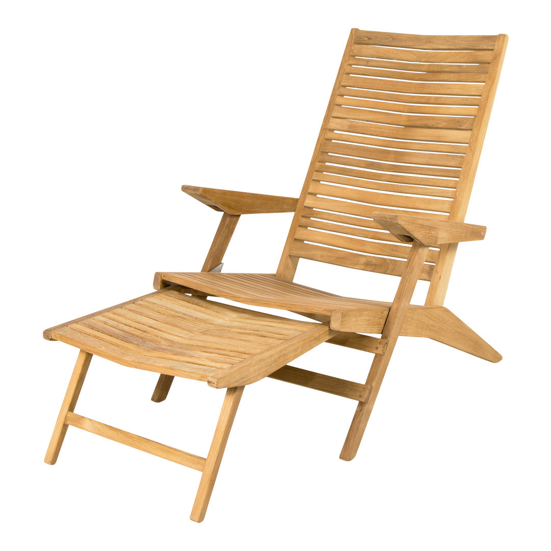 Flip Outdoor Deck Chair - Lightweight Folding Patio Lounge Chair for Poolside, Beach, Camping & Backyard Relaxation