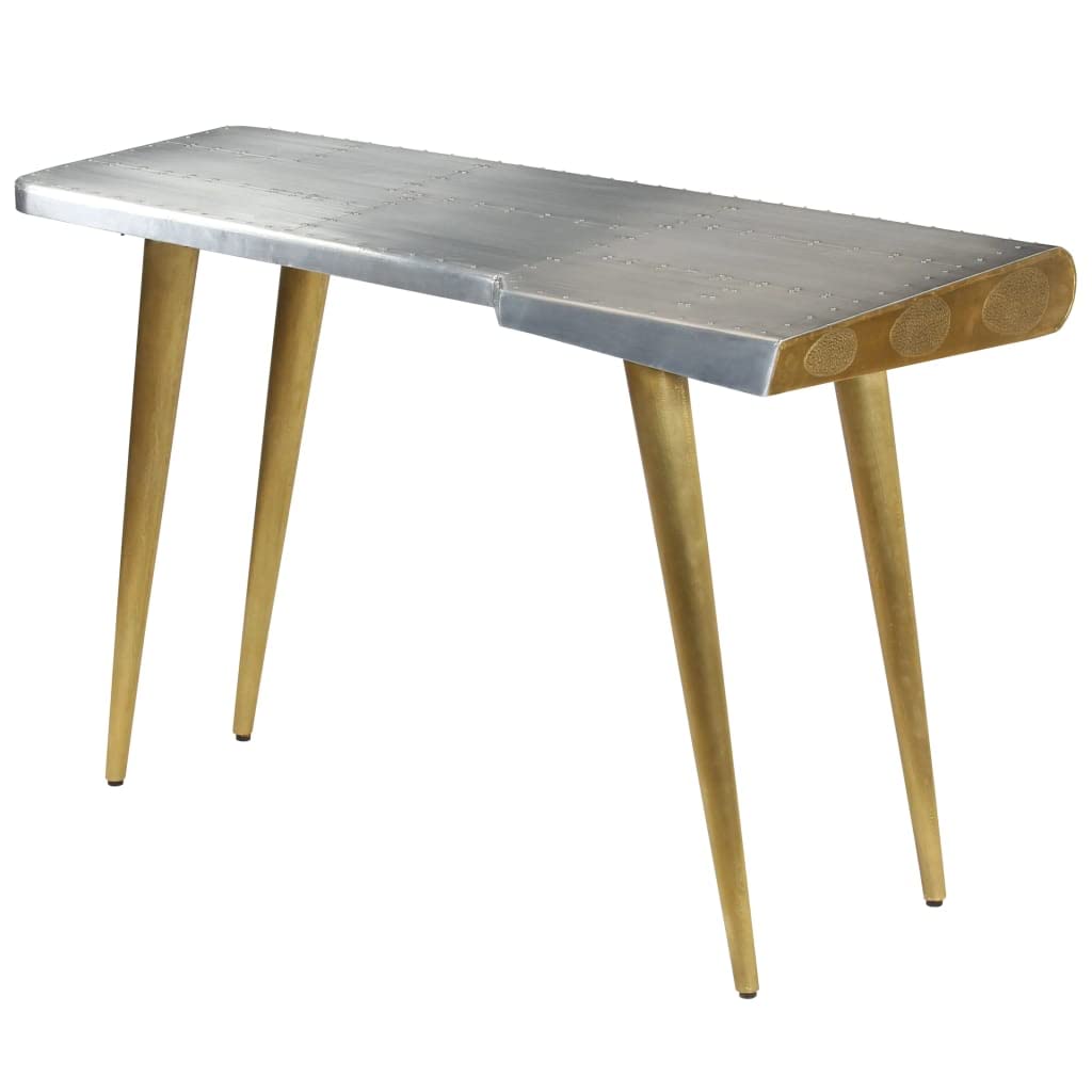 EBTOOLS 120 x 60 x 76 cm Mango Wood Computer Desk with Steel Legs - Spacious Home Office Desk for Work, Study & Gaming | Perfect for Bedroom, Dorm & Small Spaces