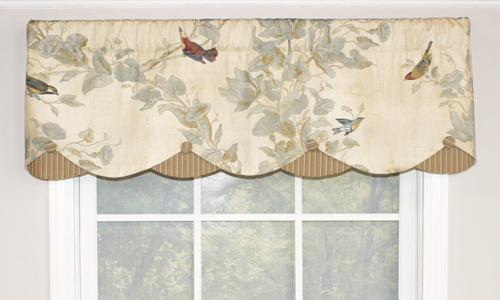 Windsong Petticoat Valance - Elegant Lace Trimmed Bed Skirt for Queen Size Beds - Perfect for Vintage & Romantic Bedroom Decor