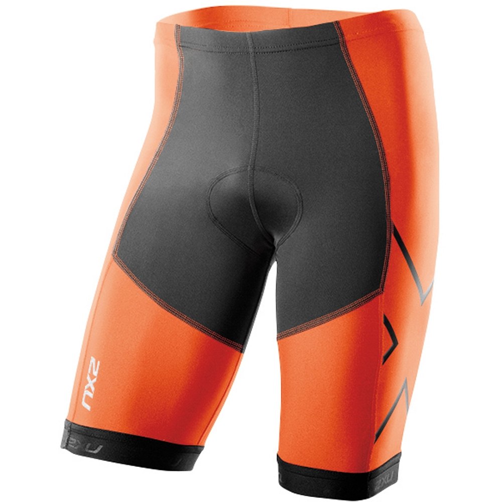 2XU Men's Perform Compression Tri Shorts – High-Performance Workout & Triathlon Shorts for Running, Cycling & Swimming
