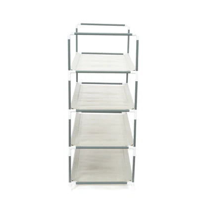 4-Tier Shoe Rack Organizer for 12 Pairs - Space Saving Entryway Shoe Storage for Closet, Bedroom & Mudroom Organization