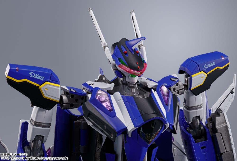 Bandai DX Chogokin Macross Delta YF-29 Durandal Valkyrie Maximilian Jenius Ver. Action Figure Toy - Collectible Robot Model for Anime Fans & Display