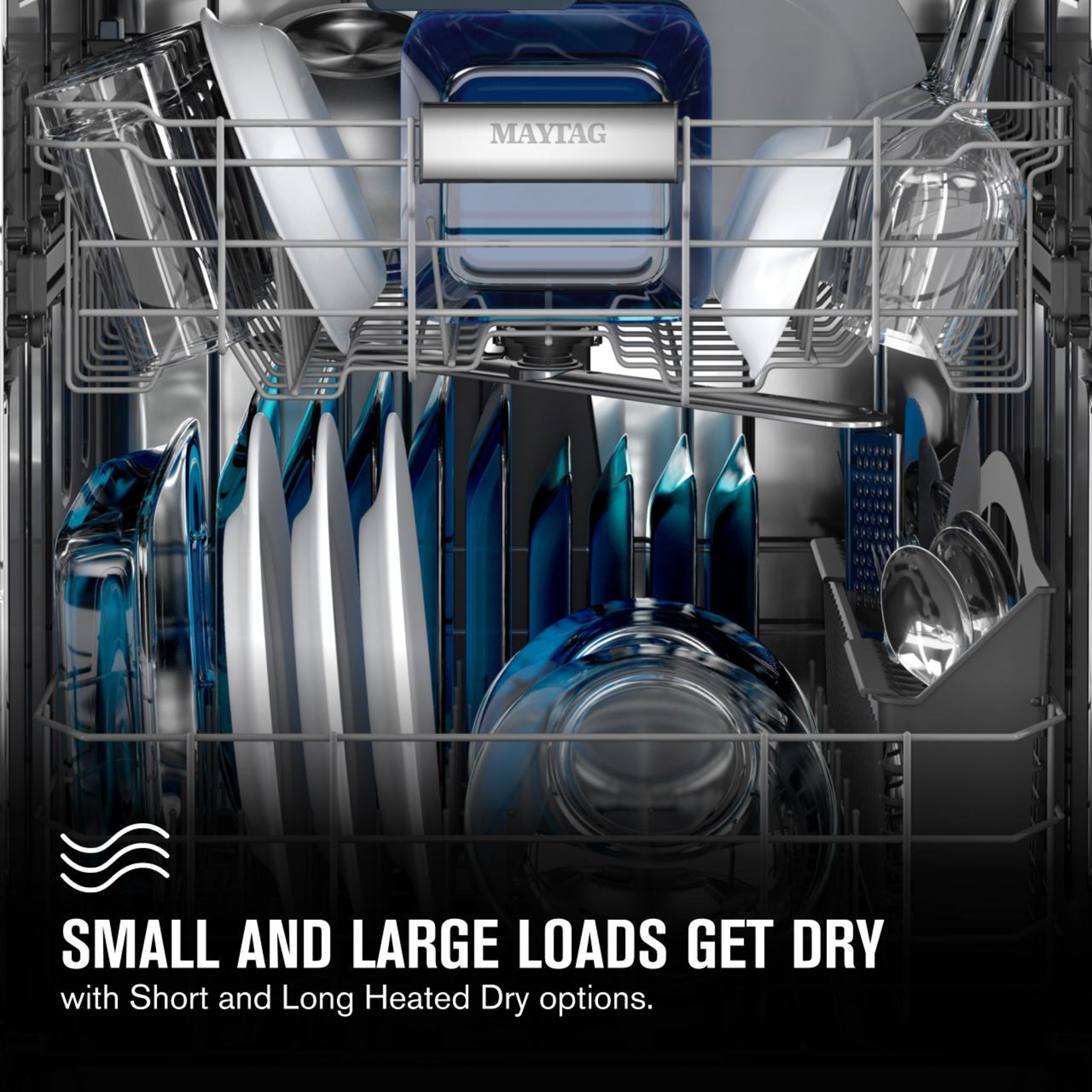 Maytag MDB8959SKW Built-In Dishwasher with Stainless Steel Tub - White | Energy Star Certified, Ultra-Quiet Operation for Open Kitchen Layouts