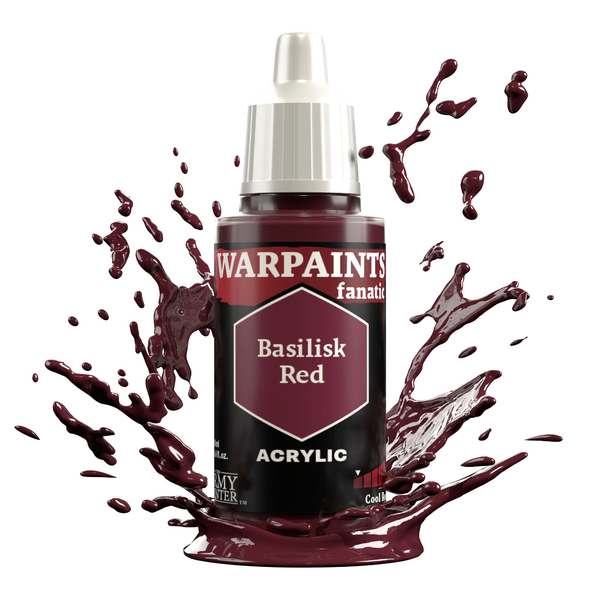 Warpaints Fanatic: Basilisk Red - High-Quality Fantasy Makeup for Cosplay, Halloween & Theatrical Performances
