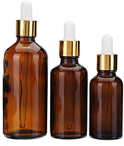 Premium 10ml, 15ml, 30ml Glass Dropper Bottles with Cap - Essential Oil Bottles, Perfume Bottles & Serum Containers for DIY Skincare, Aromatherapy, Travel & Home Use