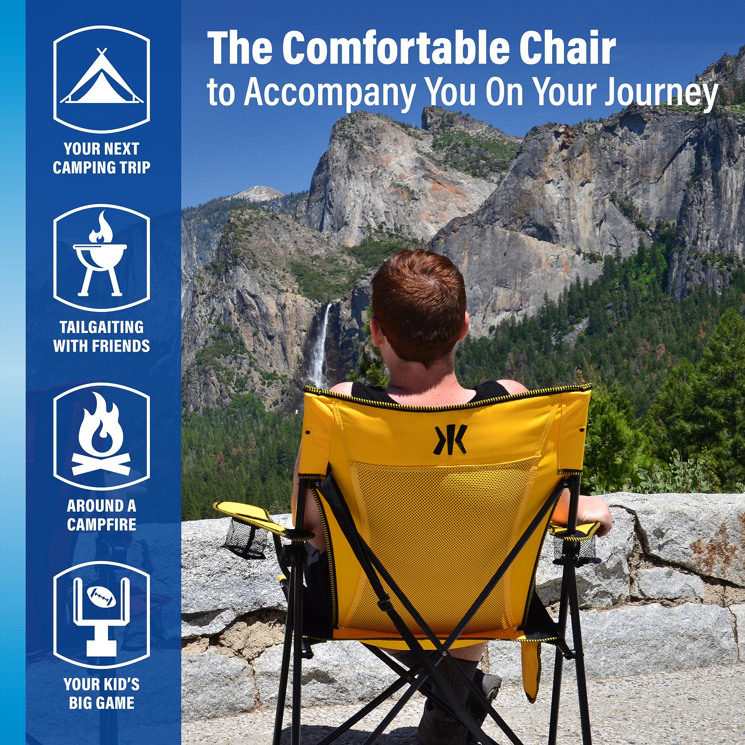 Kijaro Dual Lock Portable Camping Chair - Lightweight Folding Chair for Outdoor, Beach, Picnic, Sports, Lawn & Backyard - Adjustable & Sturdy with Dual Lock Technology - Perfect for Camping, Hiking, BBQs & Tailgating (Hanami Pink)