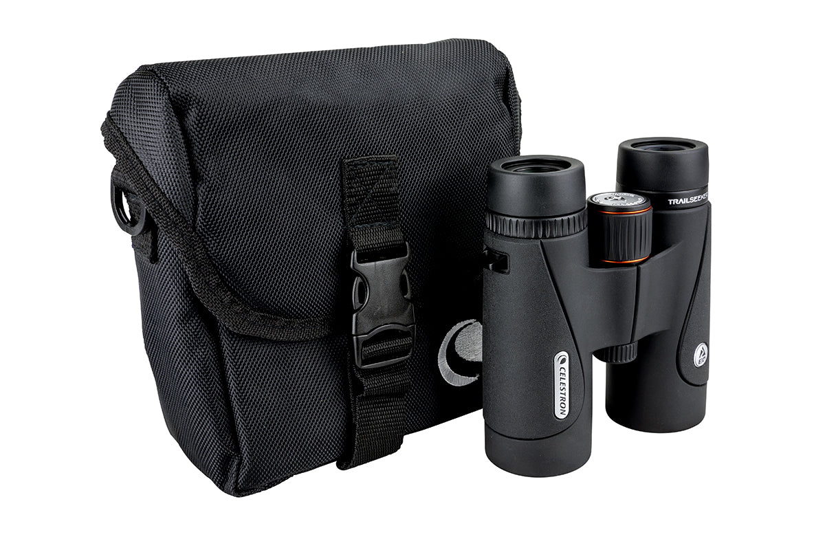 Premium Used TrailSeeker ED 10x42mm Roof Prism Binoculars - Ideal for Hiking, Bird Watching & Outdoor Adventures