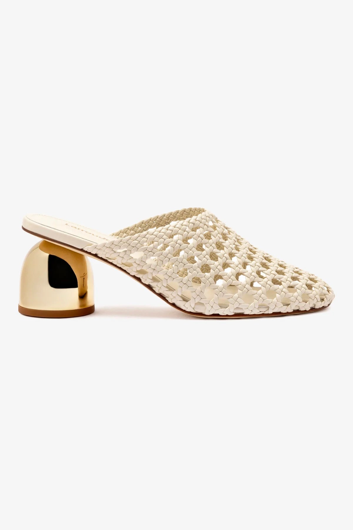 Dew Drop Macrame Mule Shoes in Ivory Leather - Bohemian Style Comfortable Slip-On Sandals for Women, Perfect for Beach, Summer Outfits and Casual Wear