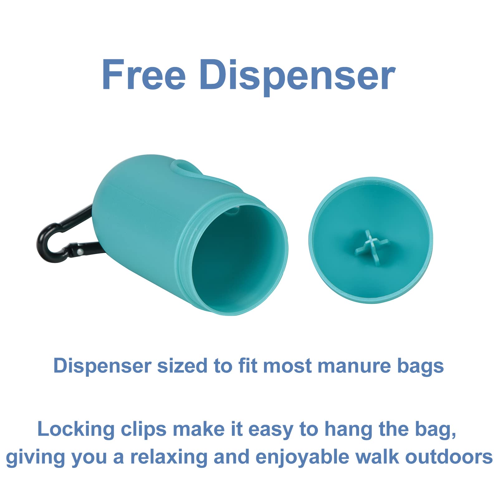 Eco-Friendly Compostable Dog Waste Bags - 405 Count Plant-Based Biodegradable Poop Bags for Dogs & Cats | 100% Leak-Proof | 9 x 13 Inches | Includes Free Dispenser | Perfect for Park Walks, Backyard Cleanup & Travel