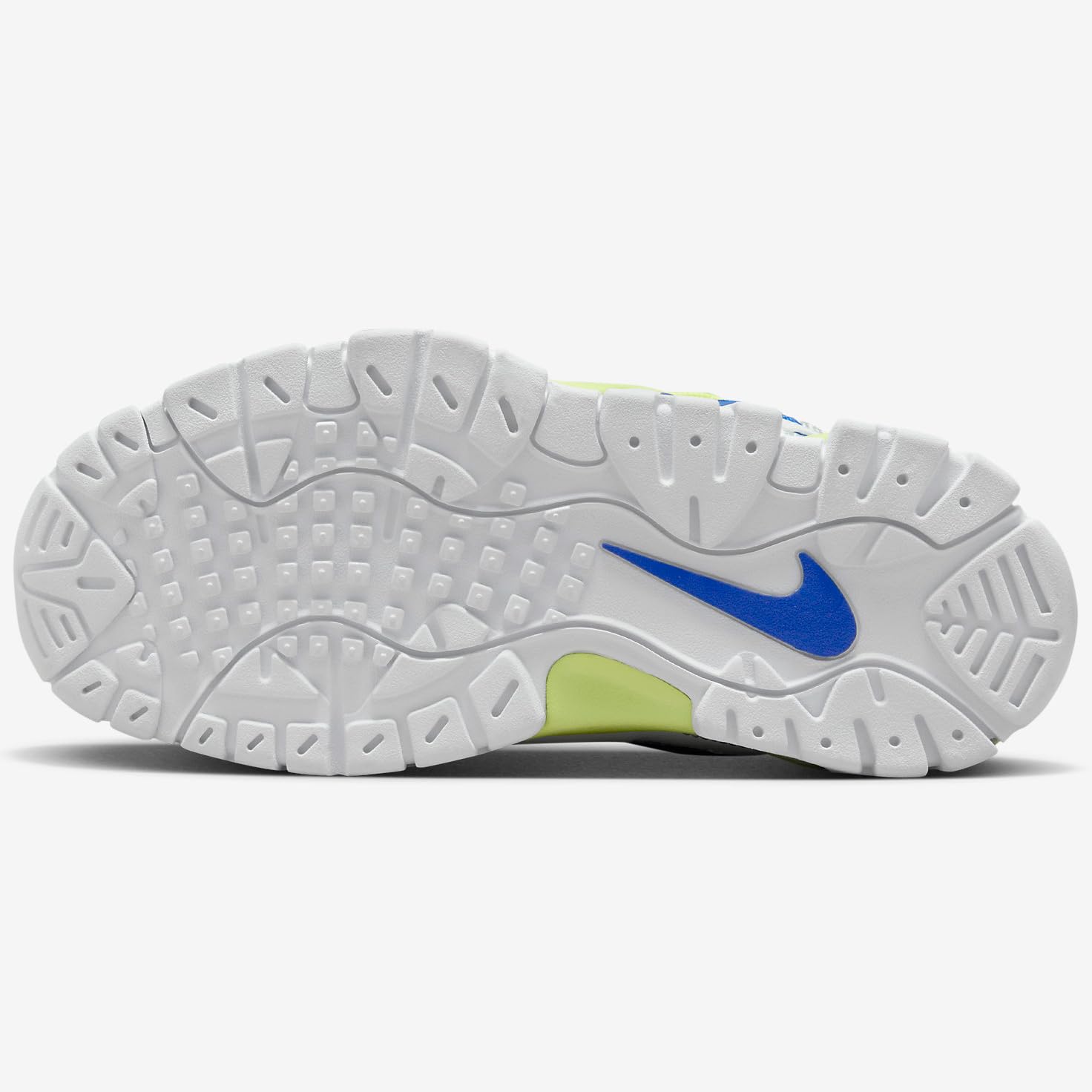 Nike Air Barrage Low Big Kids' Sneakers - Game Royal/Light Lemon Twist/Photon Dust/White (FN6972-480) | Lightweight Basketball Shoes for Boys & Girls | Perfect for School, Sports & Casual Wear