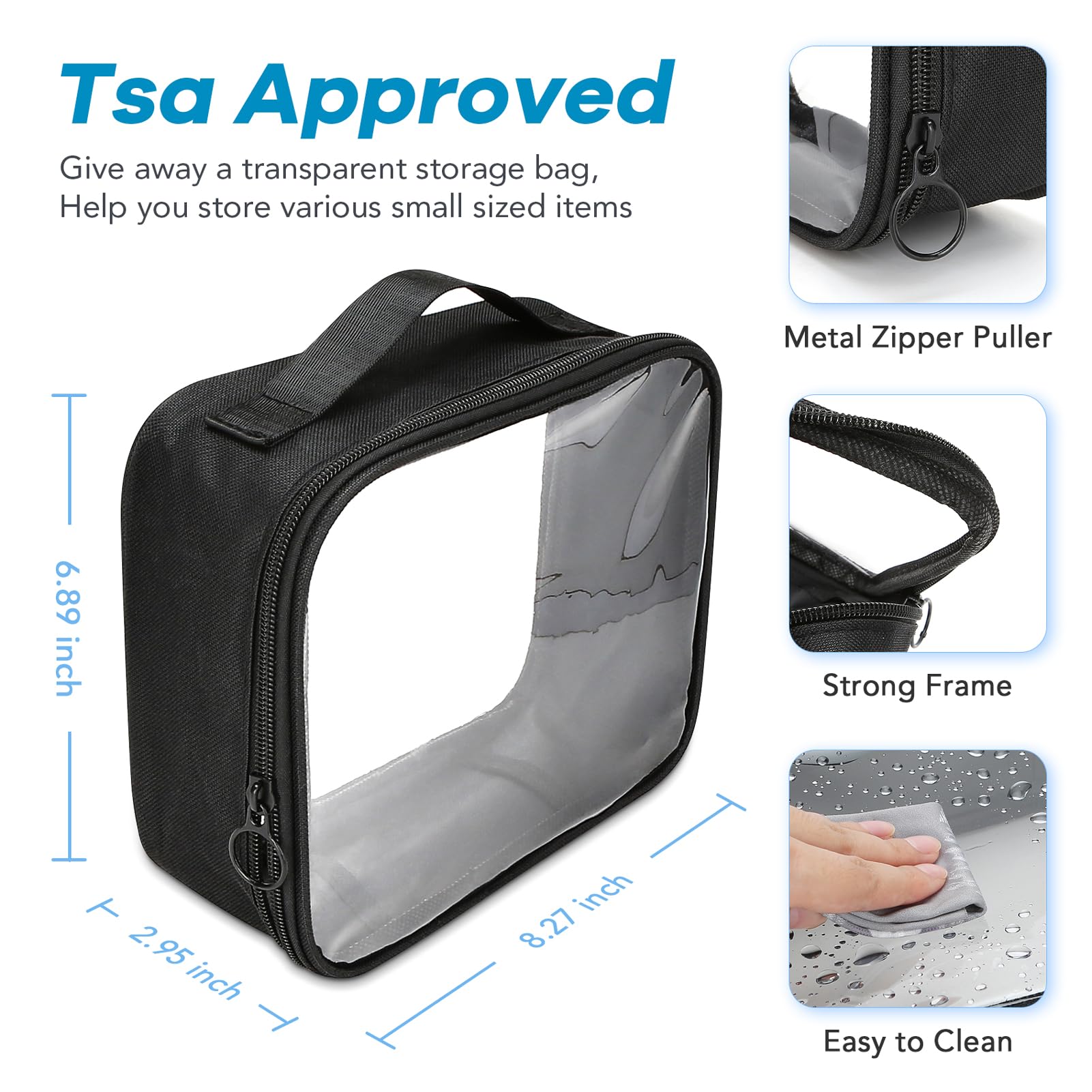 TSA Approved Hanging Travel Toiletry Bag for Women & Men - Large Waterproof Cosmetic Organizer with Multiple Pockets | Perfect for Air Travel, Camping & Gym Essentials Storage