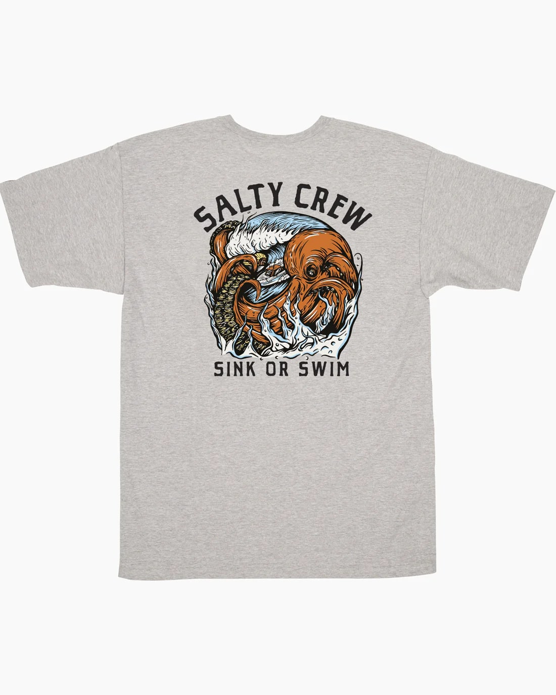 Salty Crew Tsunami T-Shirt for Men - Comfortable Surf & Beach Wear - Perfect for Surfing, Fishing, and Outdoor Activities