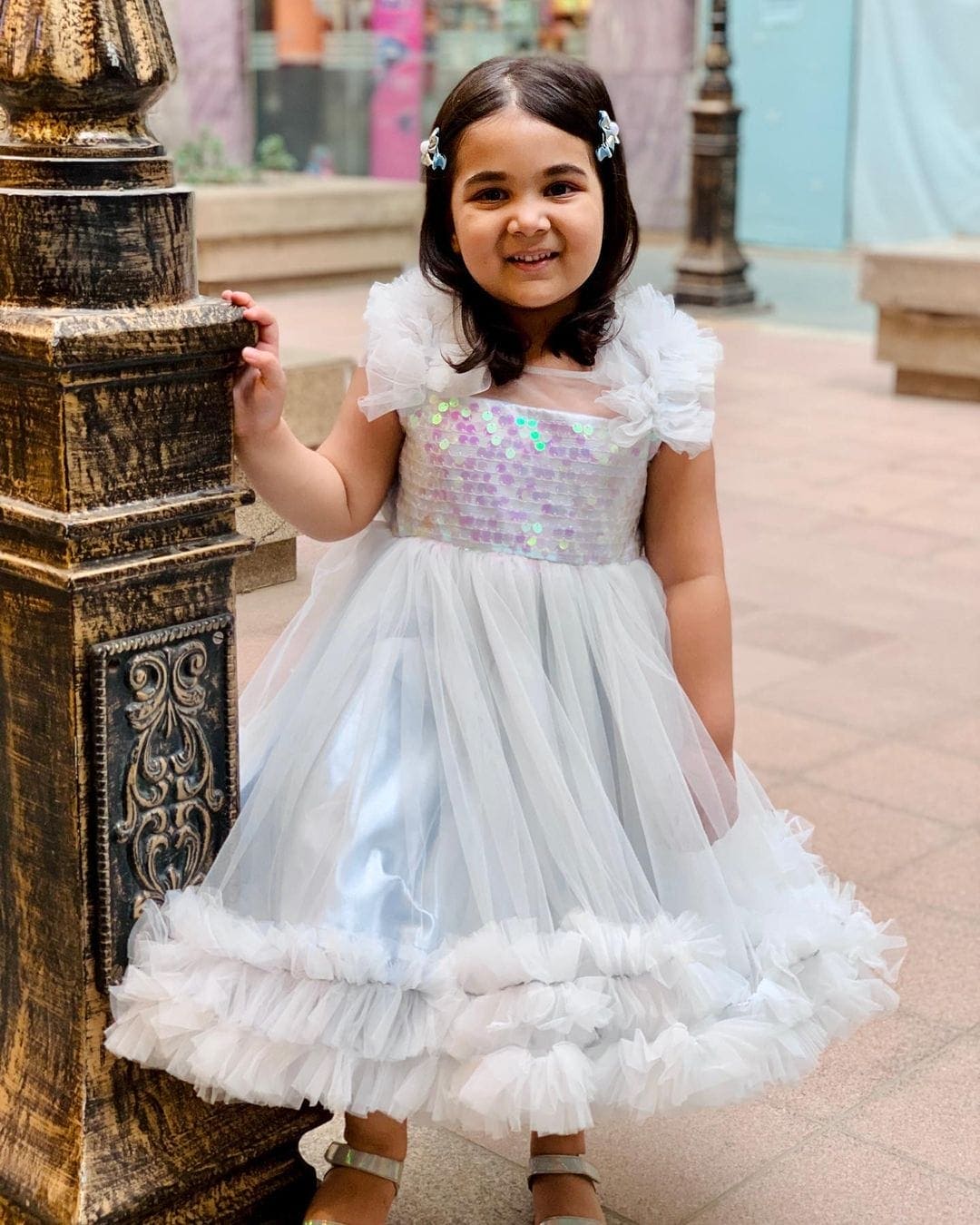Kiara_minime In Peony Kids Couture - Elegant Flower Girl Dresses for Weddings, Birthday Parties & Special Occasions