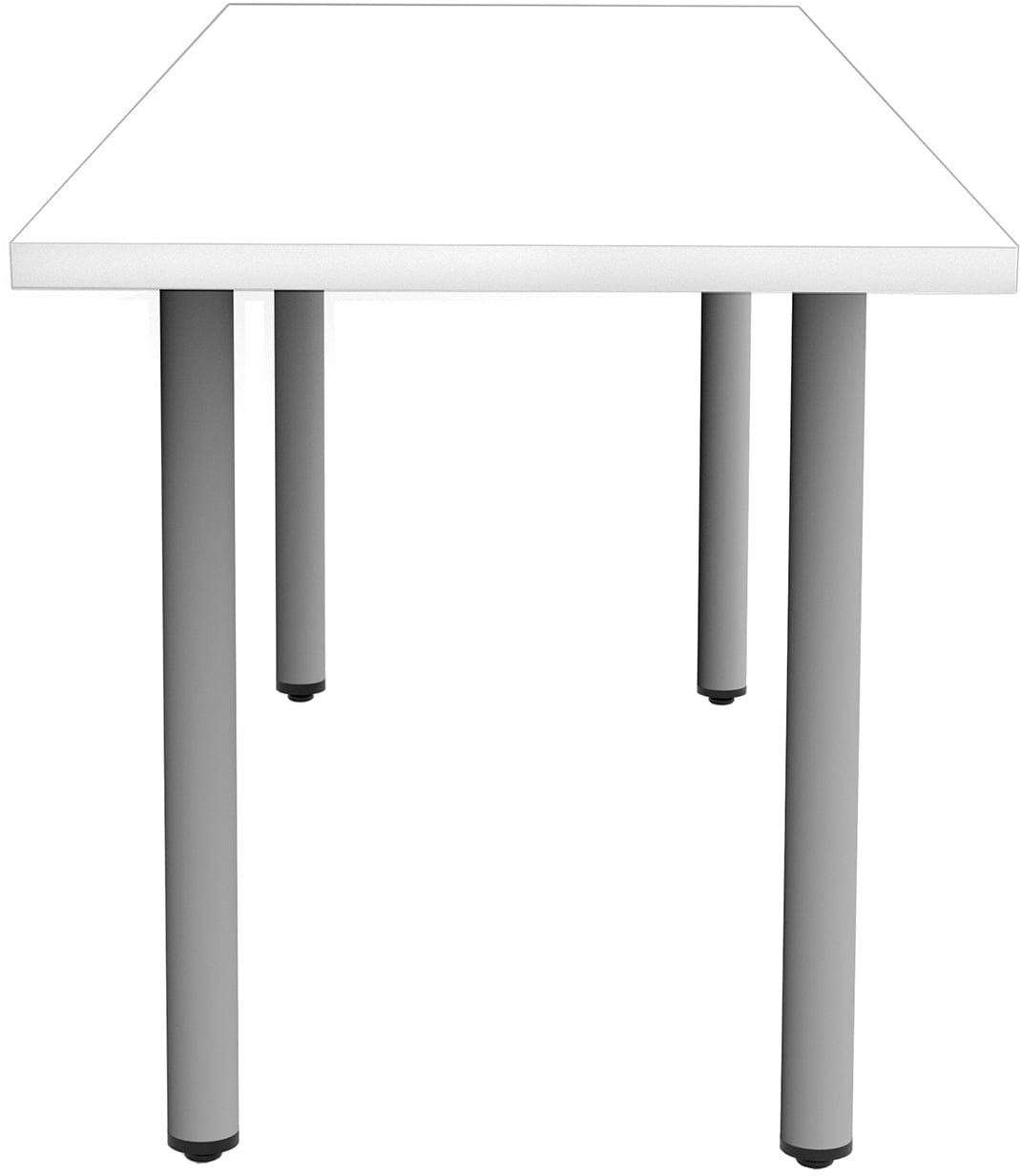 Safco JURNI 72 x 24 Inch Multi-Purpose Table with Post Leg and Glides - Heavy Duty Work Table for Office, Classroom, Conference & Event Use [JN7224NFXPGL]