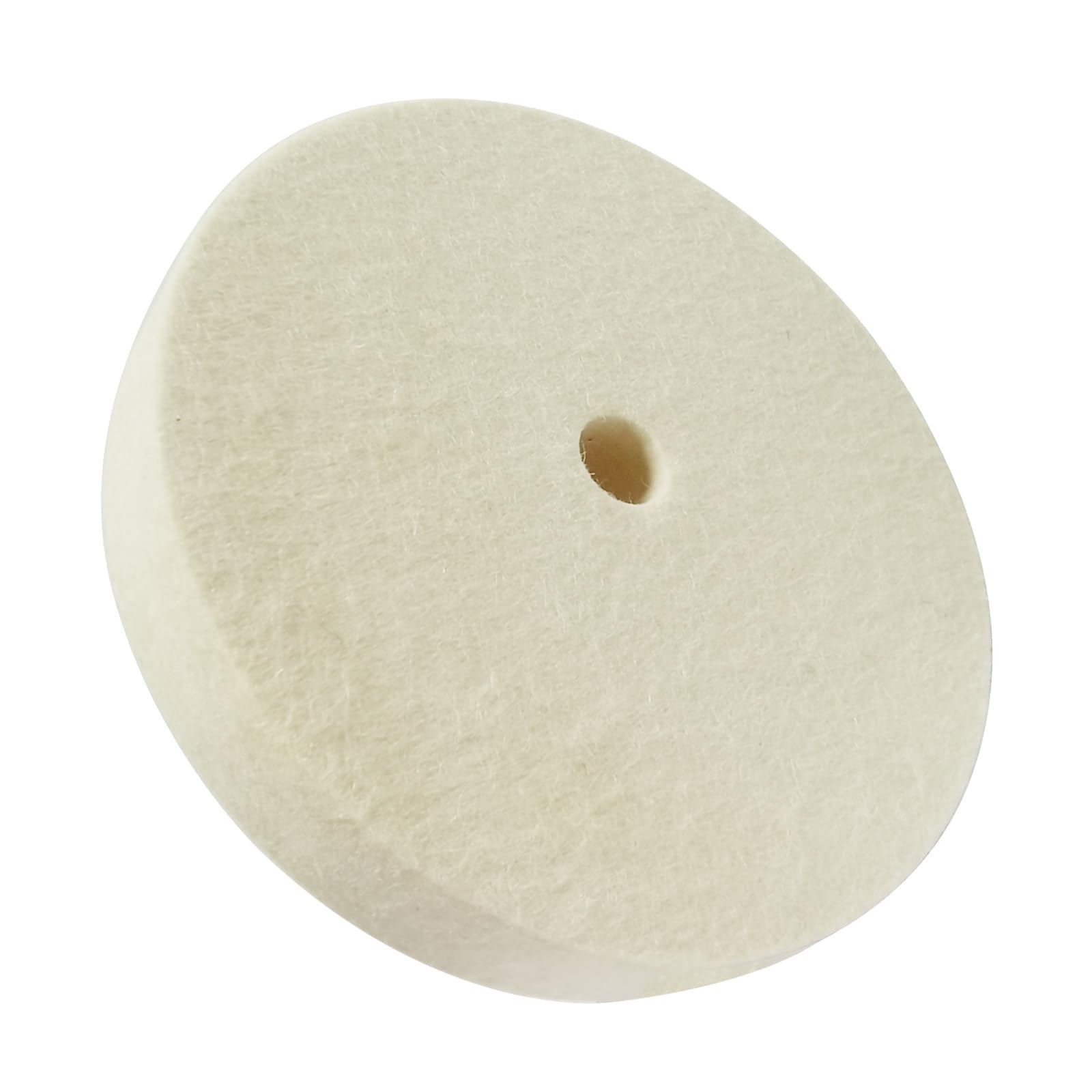 8 Inch Soft Wool Buffing Wheel - 5/8 Inch Arbor Hole Wool Felt Polishing Wheel for Stainless Steel & Metal - Fits Bench Grinder & Die Grinder - Perfect for Jewelry, Automotive & DIY Metal Polishing Projects