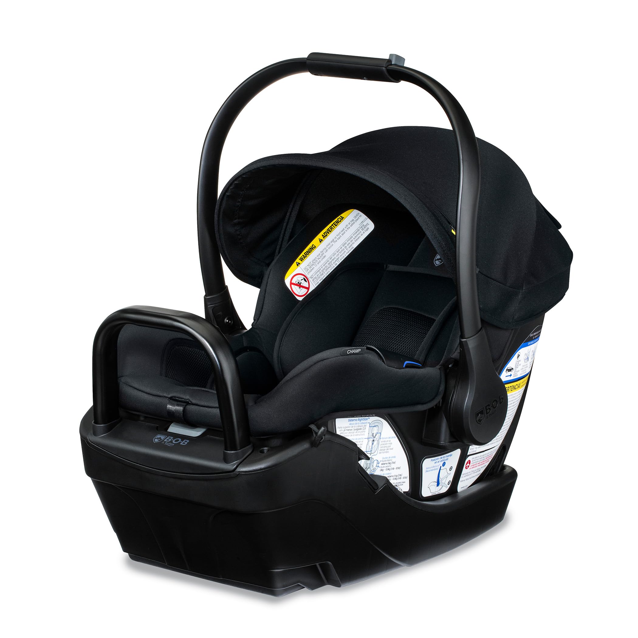 BOB Gear Wilder Infant Car Seat Base with ClickTight - Safe & Easy Installation for Newborns & Toddlers - Perfect for Travel, Daily Commute & Family Road Trips