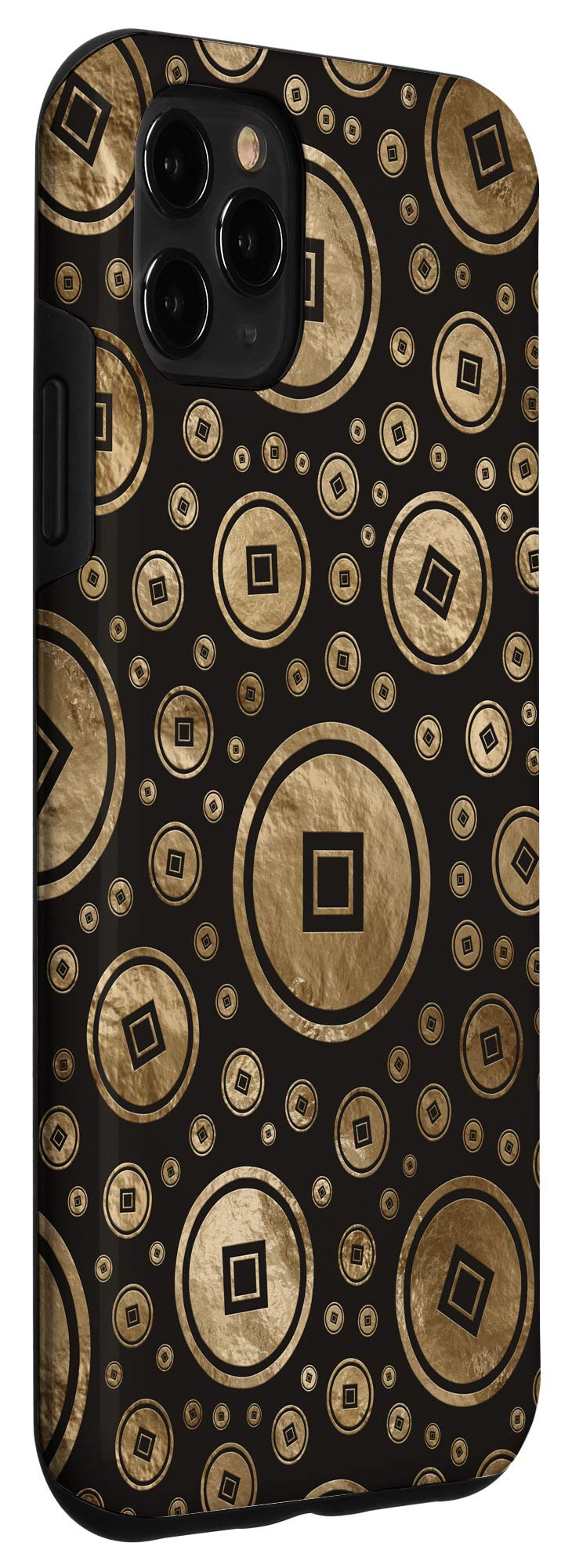 iPhone 11 Pro Max Case with Chinese Coins Pattern - Durable Protective Cover for Everyday Use & Gift Giving