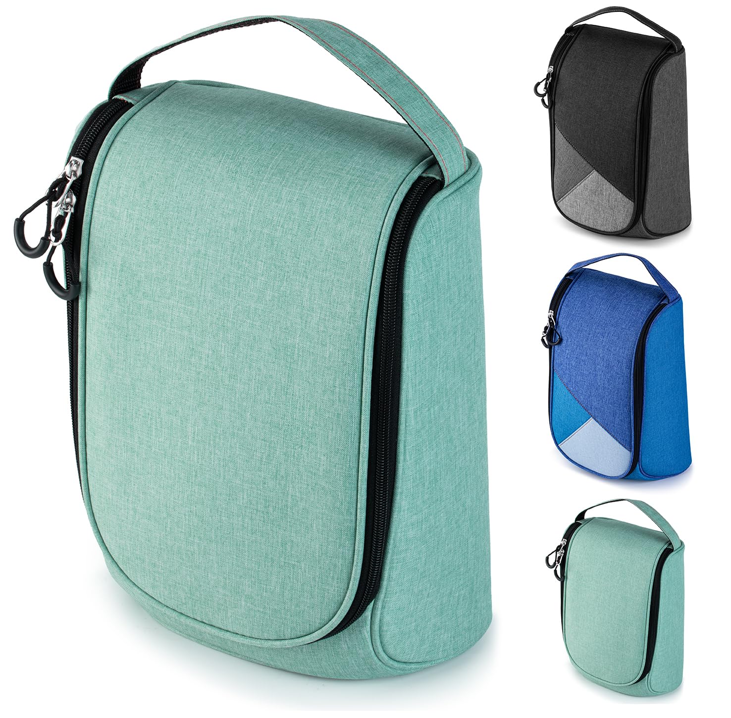 **SAPLIZE Soft Padded Golf Shoe Bag with Ventilation Holes - Breathable Sports Shoe Carrier & Storage Organizer for Men & Women - Perfect for Golf, Tennis, Gym & Travel (Green)**
