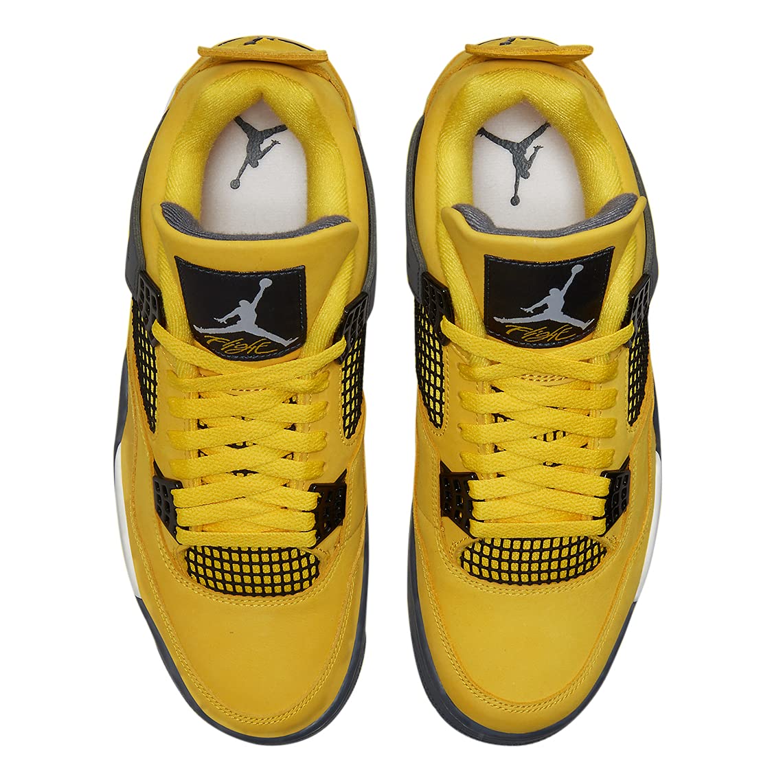 Jordan Men's Air Jordan 4 Retro CT8527-700 Lightning 2021 Sneakers - Size 10 - Basketball Shoes for Men, Streetwear Fashion & Casual Wear
