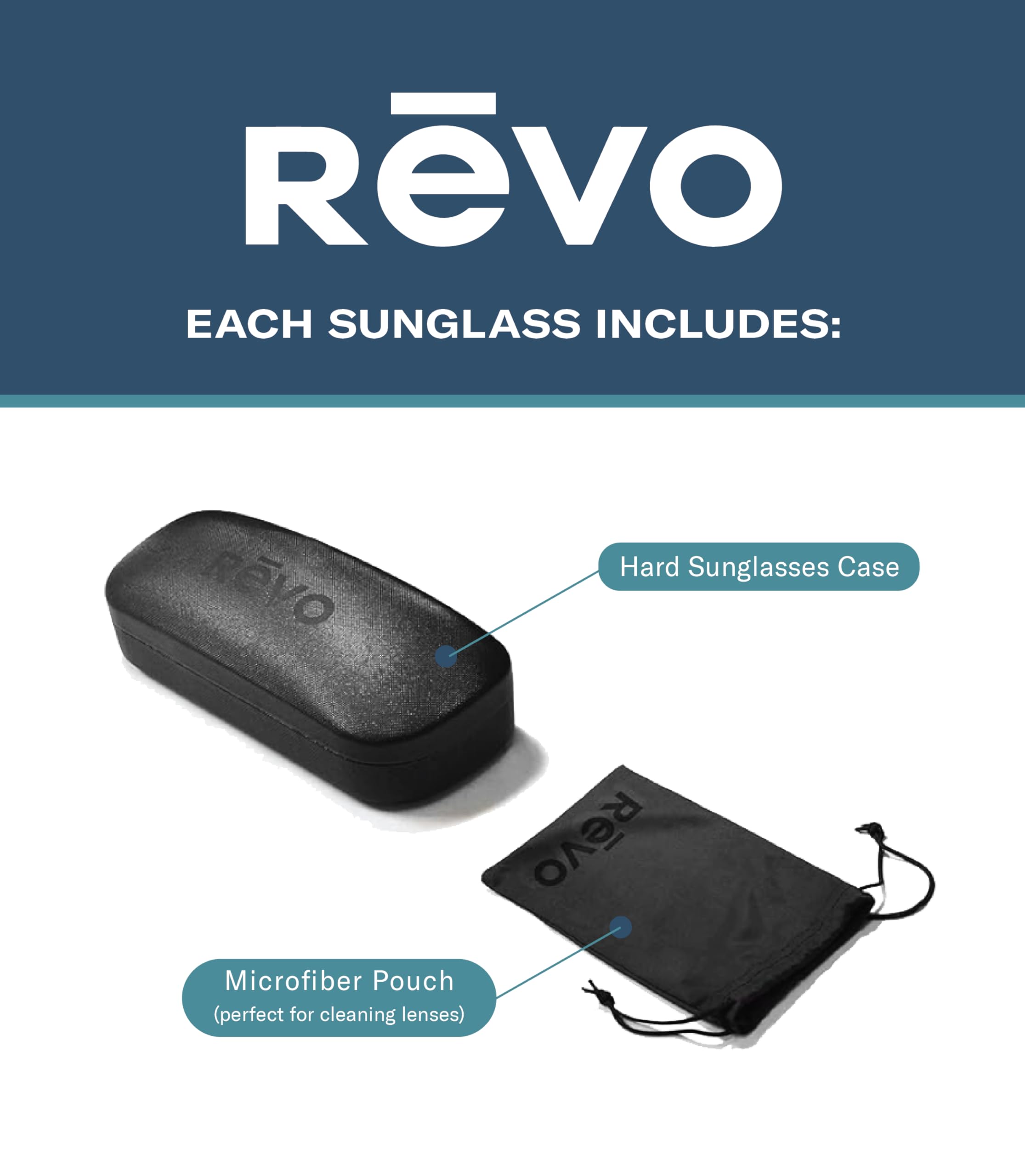 Revo Horizon Polarized Sunglasses - Titanium Navigator Frame for Men & Women - UV Protection, Anti-Glare for Driving, Running, Outdoor Sports & Travel