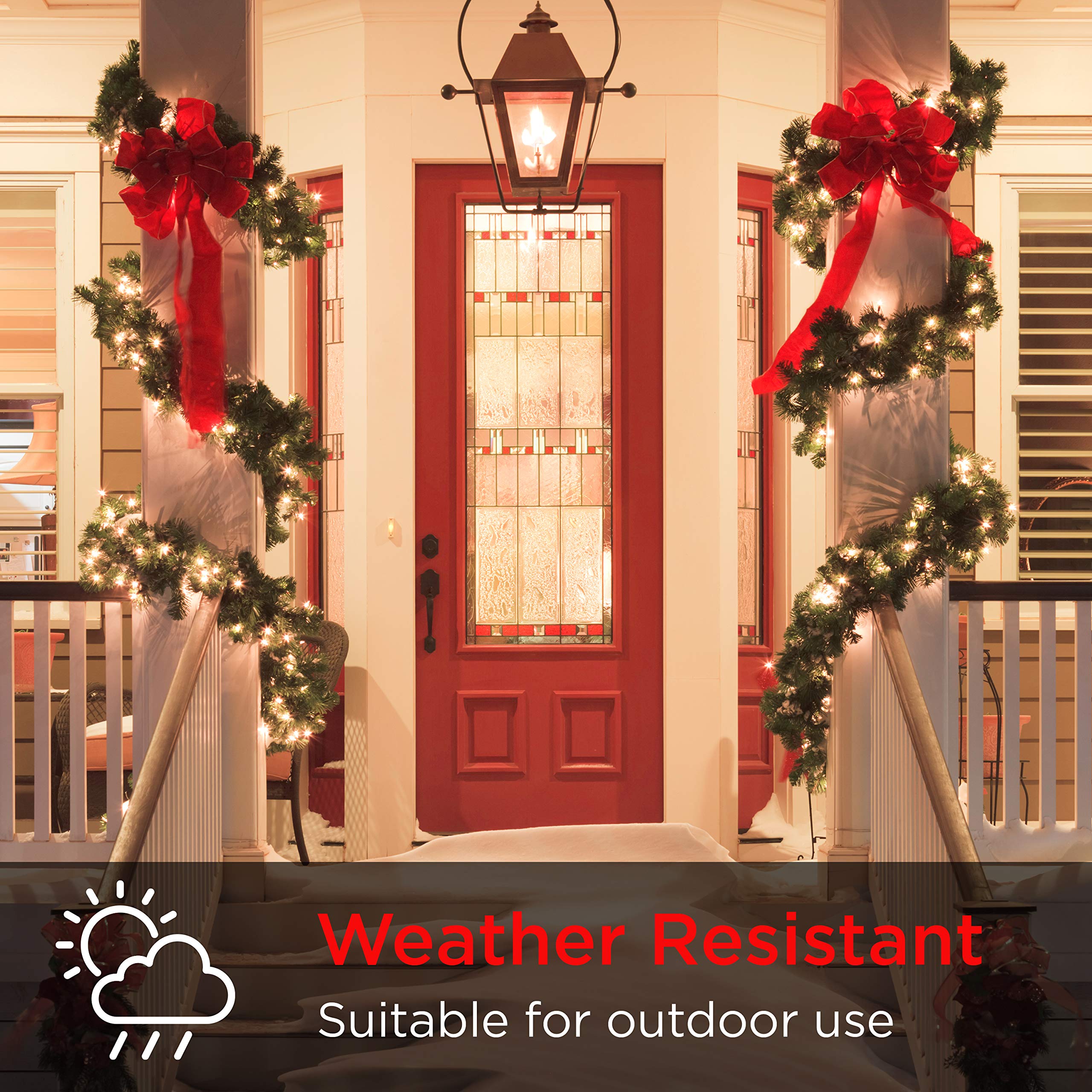 UltraPro Outdoor Outlet Timer with Dusk-to-Dawn Sensor - Weather-Resistant Single Outlet Light Timer for Seasonal & Landscape Lighting - Simple Automation Solution (1 Pack, Gray) - Perfect for Patio, Garden & Holiday Decorations
