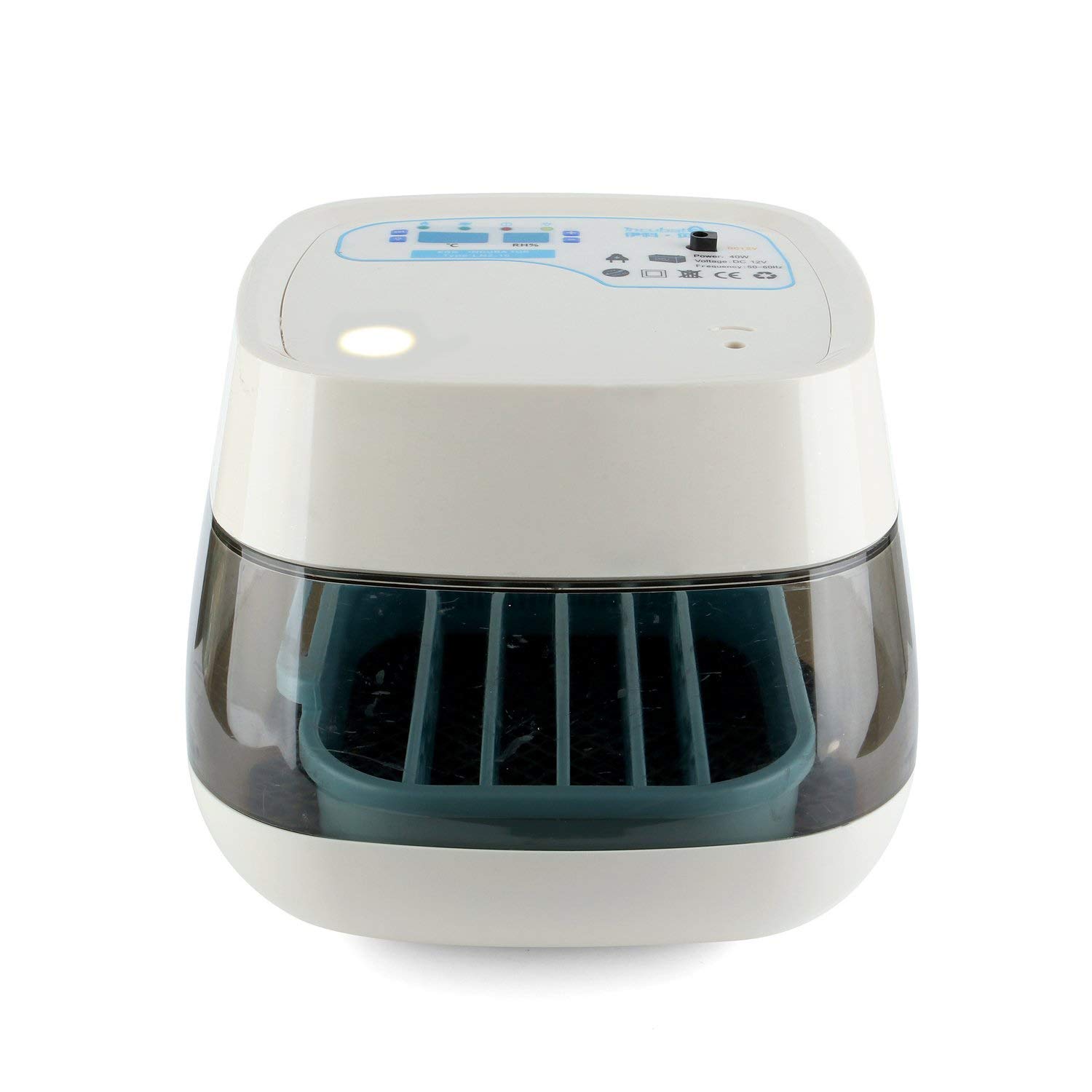 Automatic Egg Incubator for Hatching 16 Eggs - Digital Temperature & Humidity Control with Auto-Turning - Perfect for Chicken, Duck & Bird Eggs - Ideal for Home Farms, Poultry Breeding & Classroom Science Projects