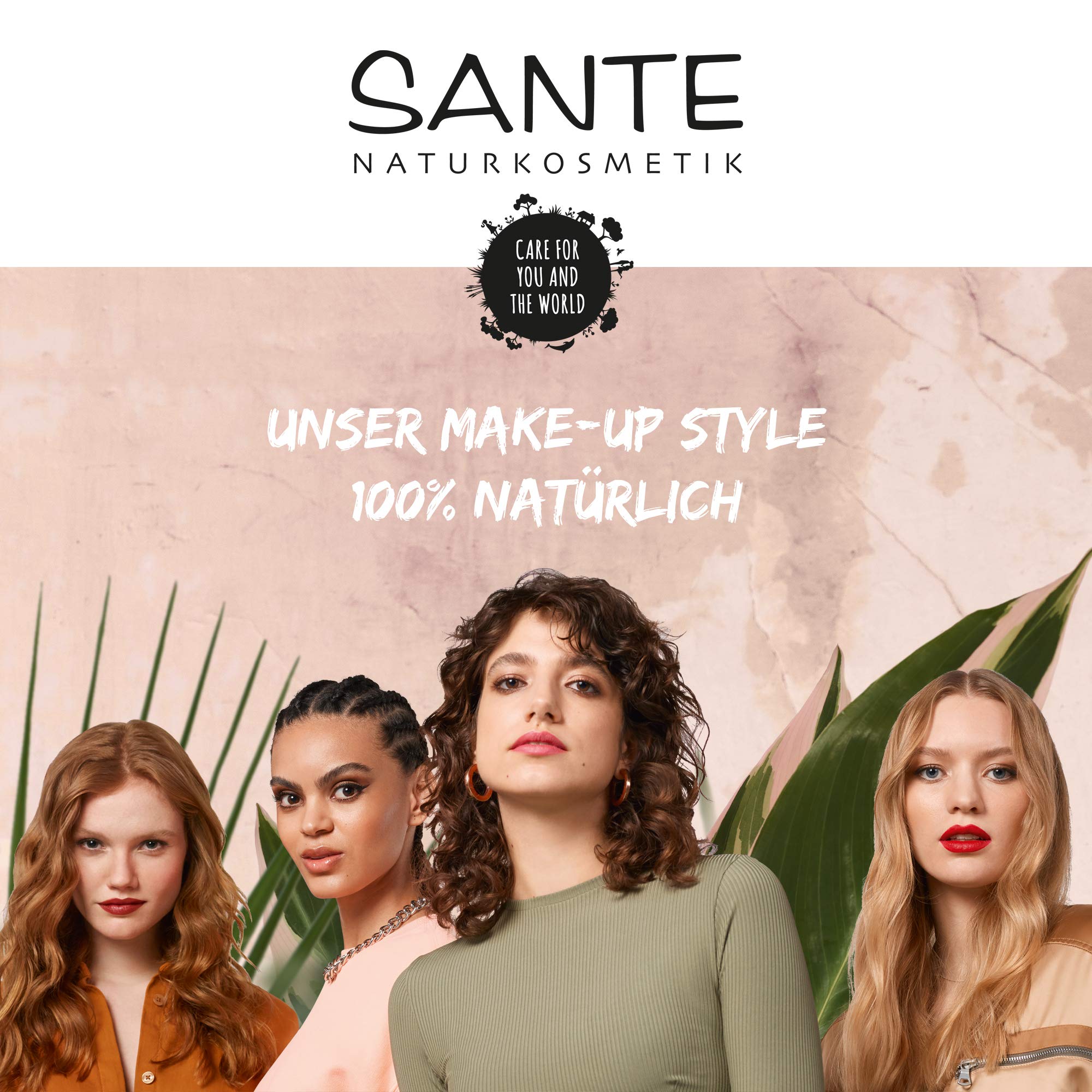 SANTE Naturkosmetik 2-in-1 Natural Base & Top Coat Nail Polish - Organic Fruit Extract, Vegan, 10ml - Perfect for At-Home Manicures & Nail Care