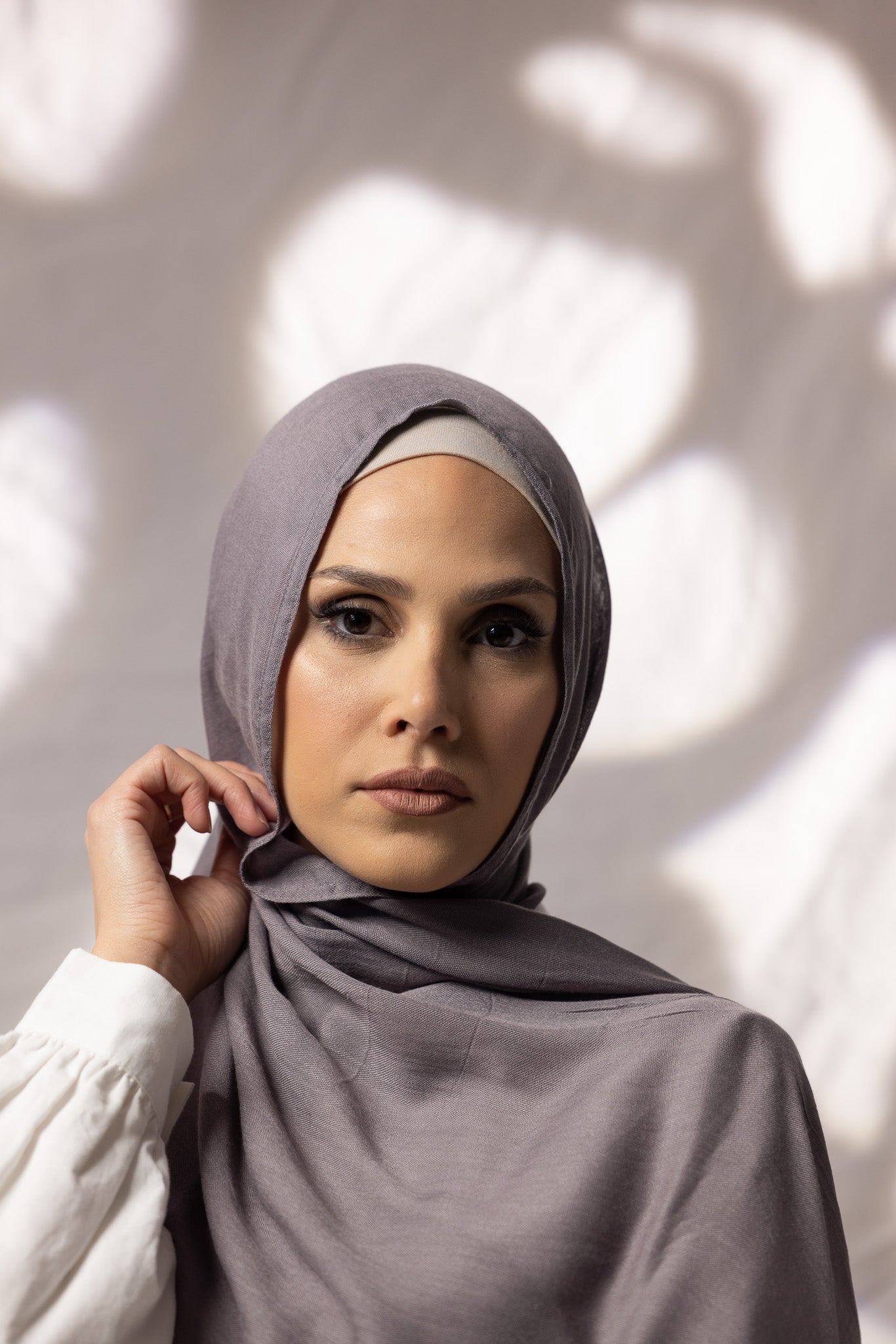 Soft & Breathable Cotton Modal Shawls in Shades of Grey - Perfect for Travel, Office & Evening Wear