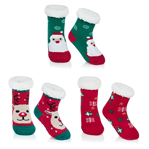 Santa Green&deer Red&gift Red