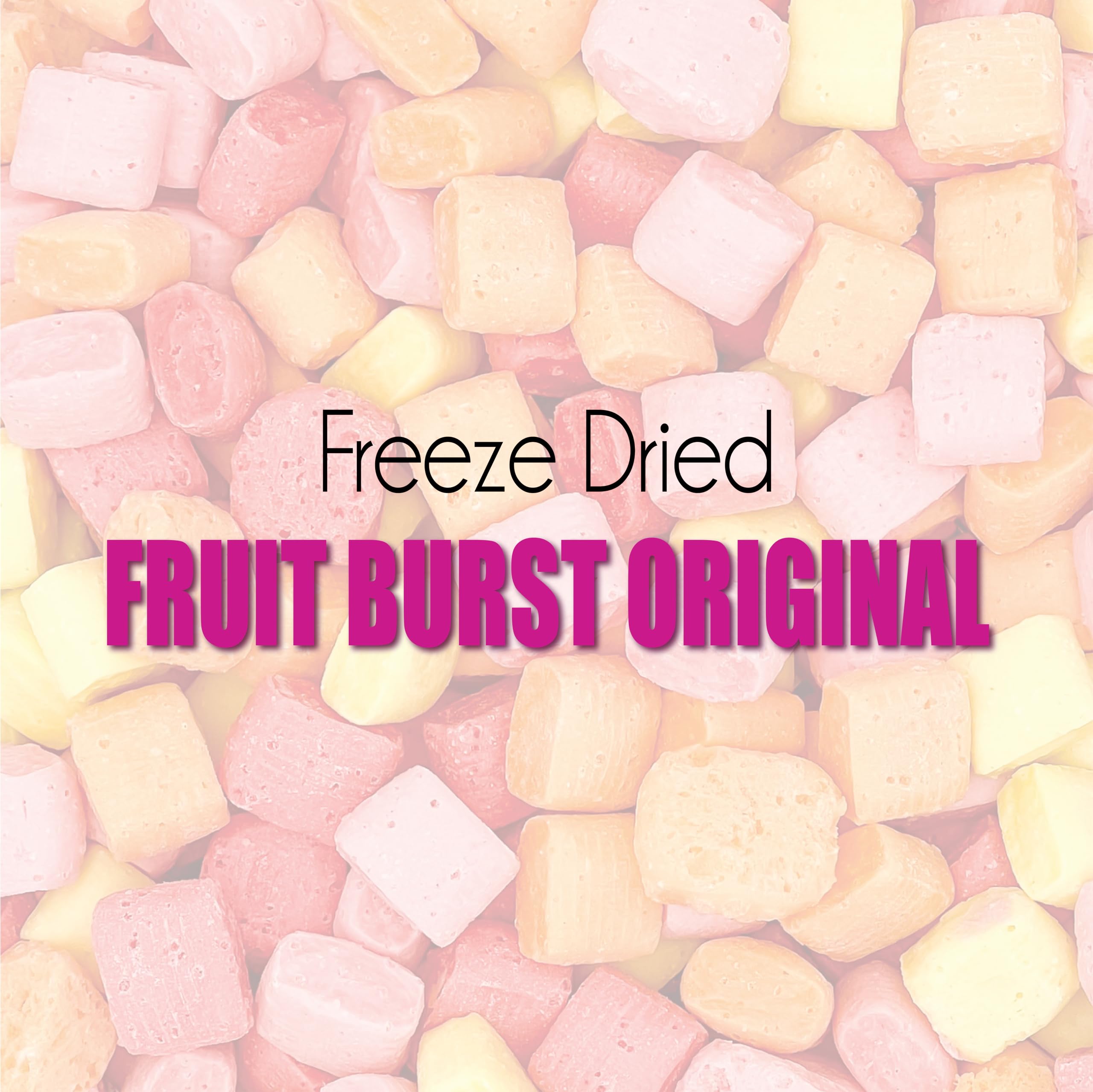 Freeze Dried Fruit Bursts Candy - 5oz Assorted Flavors (Cherry, Strawberry, Lemon, Orange) | Healthy Sweet Snacks, Party Favors & Gift Ideas | Perfect for Office Treats, Road Trips and Movie Nights