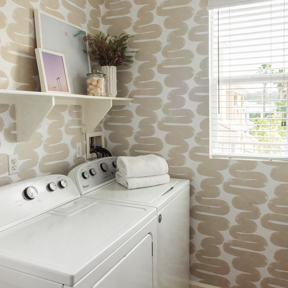 Bobby Berk Wiggle Room Peel and Stick Wallpaper - Removable Self-Adhesive Wallpaper for Bedroom, Nursery & Home Decor