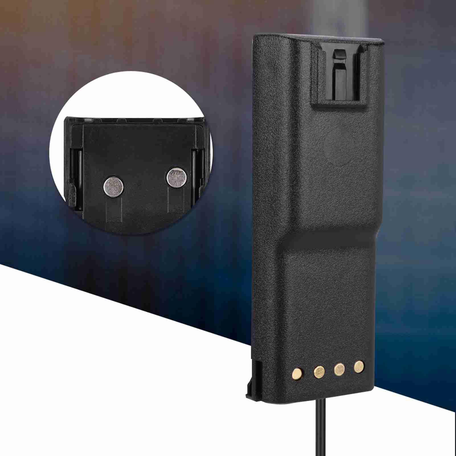 12V Car Battery Adapter for Motorola Radio GP88 GP300 GP600 GTS2000 GTX2000 GTX800 - Low Heat Dissipation & Switch IC Design - Perfect for Emergency Vehicles, Construction Sites & Outdoor Communication