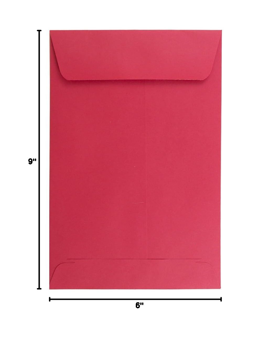 JAM PAPER 6 x 9 Inches Open End Catalog Premium Envelopes - 100% Recycled Red Paper - Bulk Pack of 1000 Envelopes per Box - Perfect for Mailing, Business Correspondence & Direct Marketing Campaigns