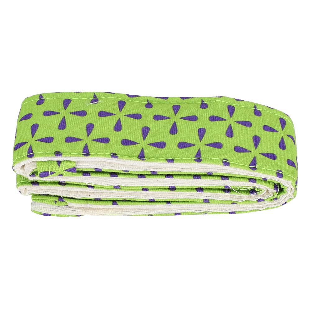 Non-Stick Piece Pan with Absorbent Strips - Black & Green (78043B) for Women & Girls - Perfect for Baking, Cooking & Home Kitchen Use