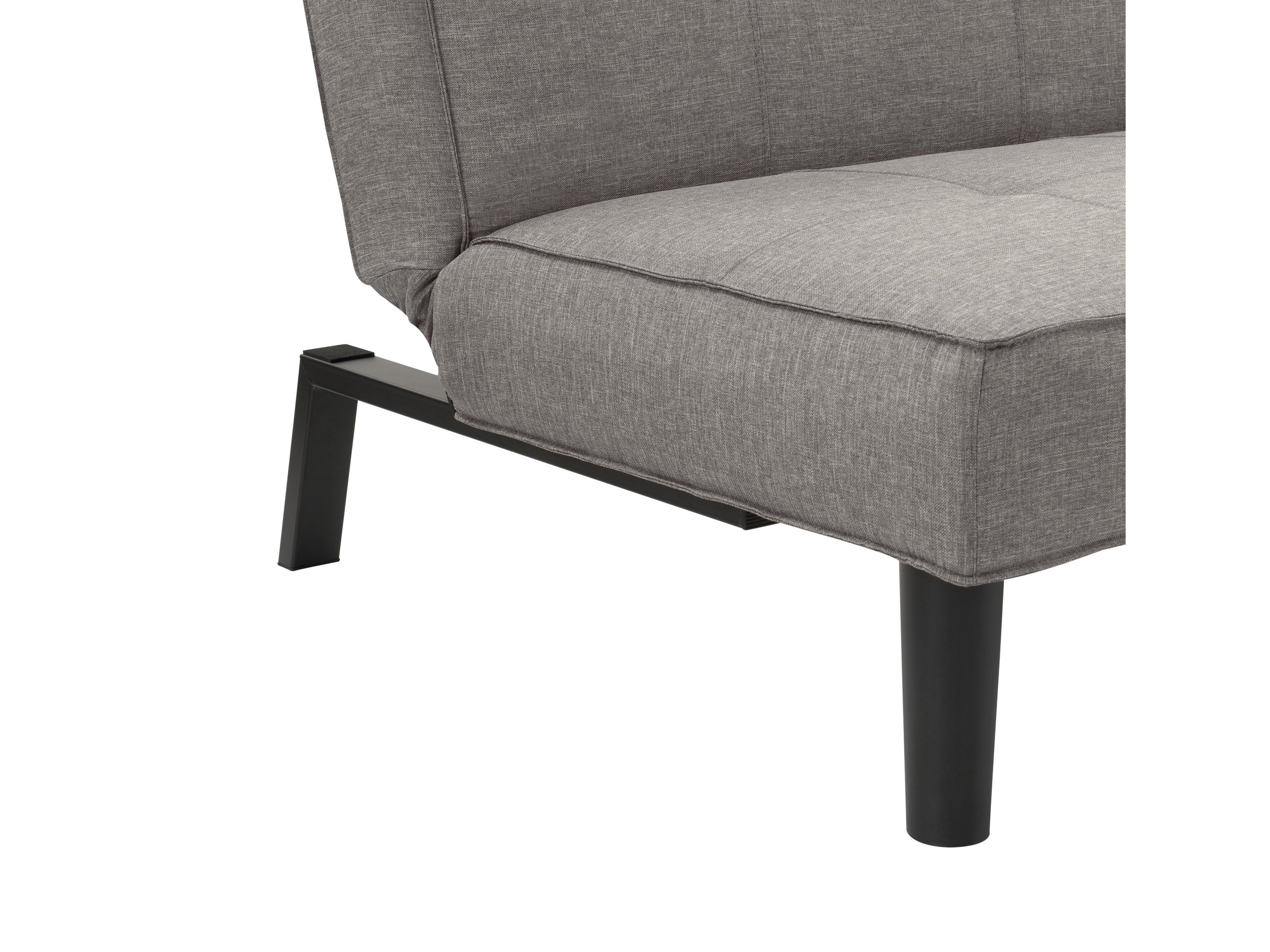 Convertible Futon Sofa Bed - Light Grey | 3-in-1 Sleeper, Loveseat & Lounge Chair for Small Spaces, Apartments & Guest Rooms