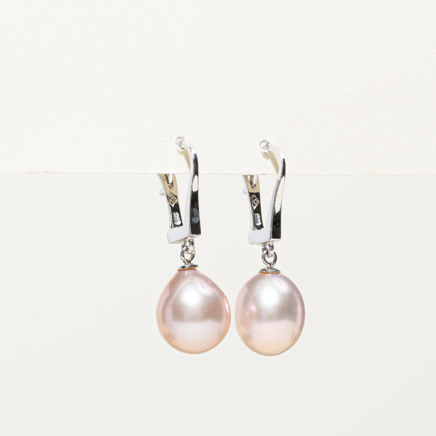 Pink Pearl Drop Earrings for Women - Elegant Dangle Pearl Jewelry Gift for Her - Perfect for Weddings, Parties & Special Occasions