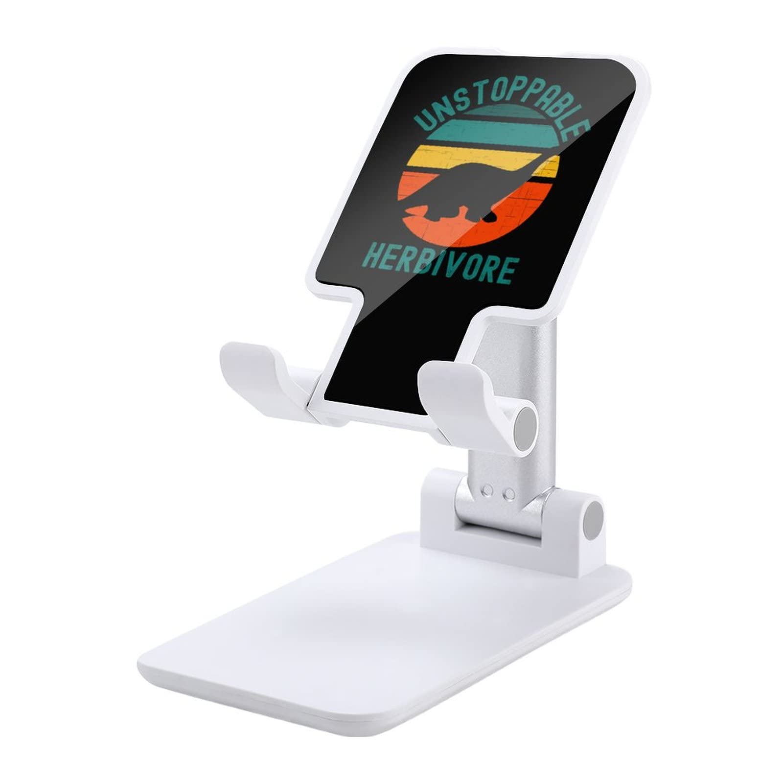 Foldable Herbivore Dinosaur Phone Stand Holder - Universal Compatible with Smartphones & Tablets (4-13 Inch) | Cute Desk Organizer for Office, Home Decor & Dinosaur Lovers