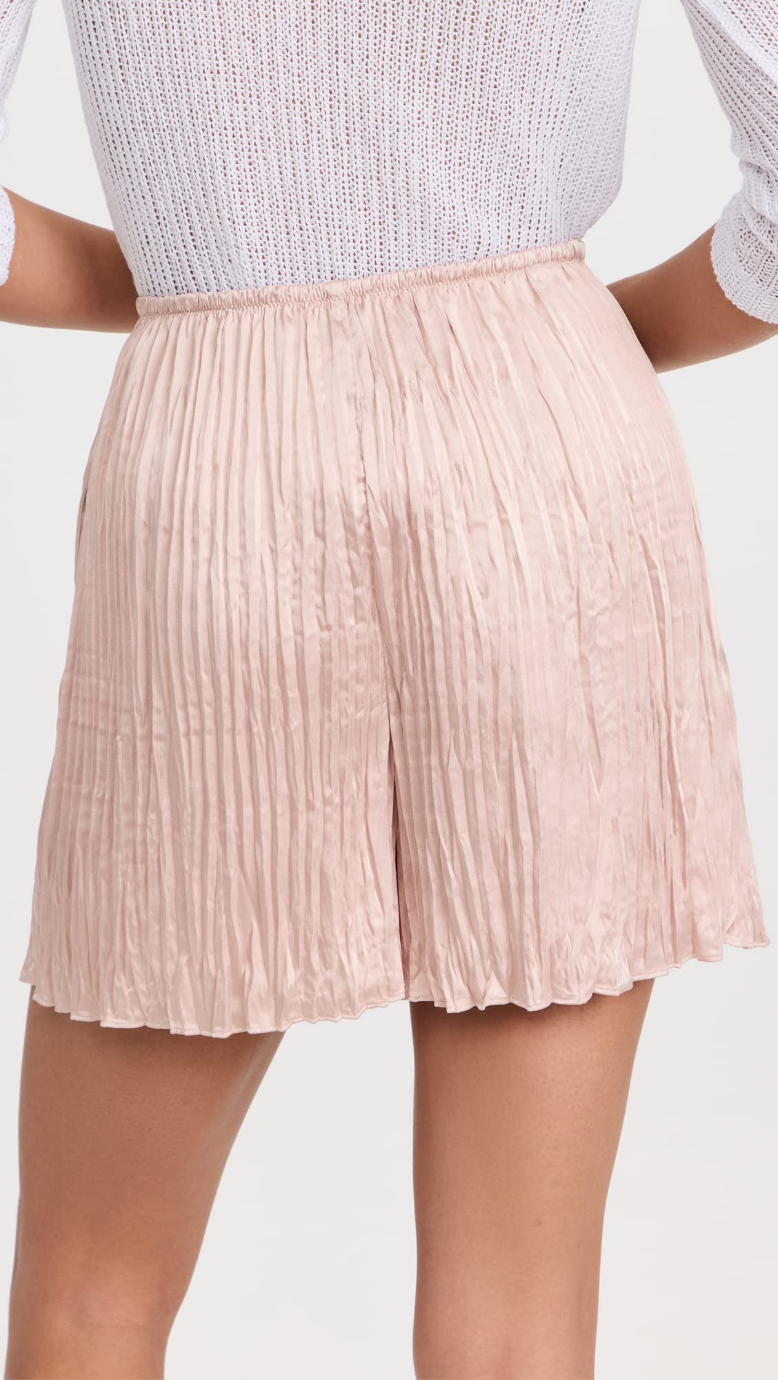 Vince Women's Crushed Velvet Shorts - Soft Stretchy Lounge Shorts for Women | Perfect for Yoga, Sleepwear & Casual Home Wear