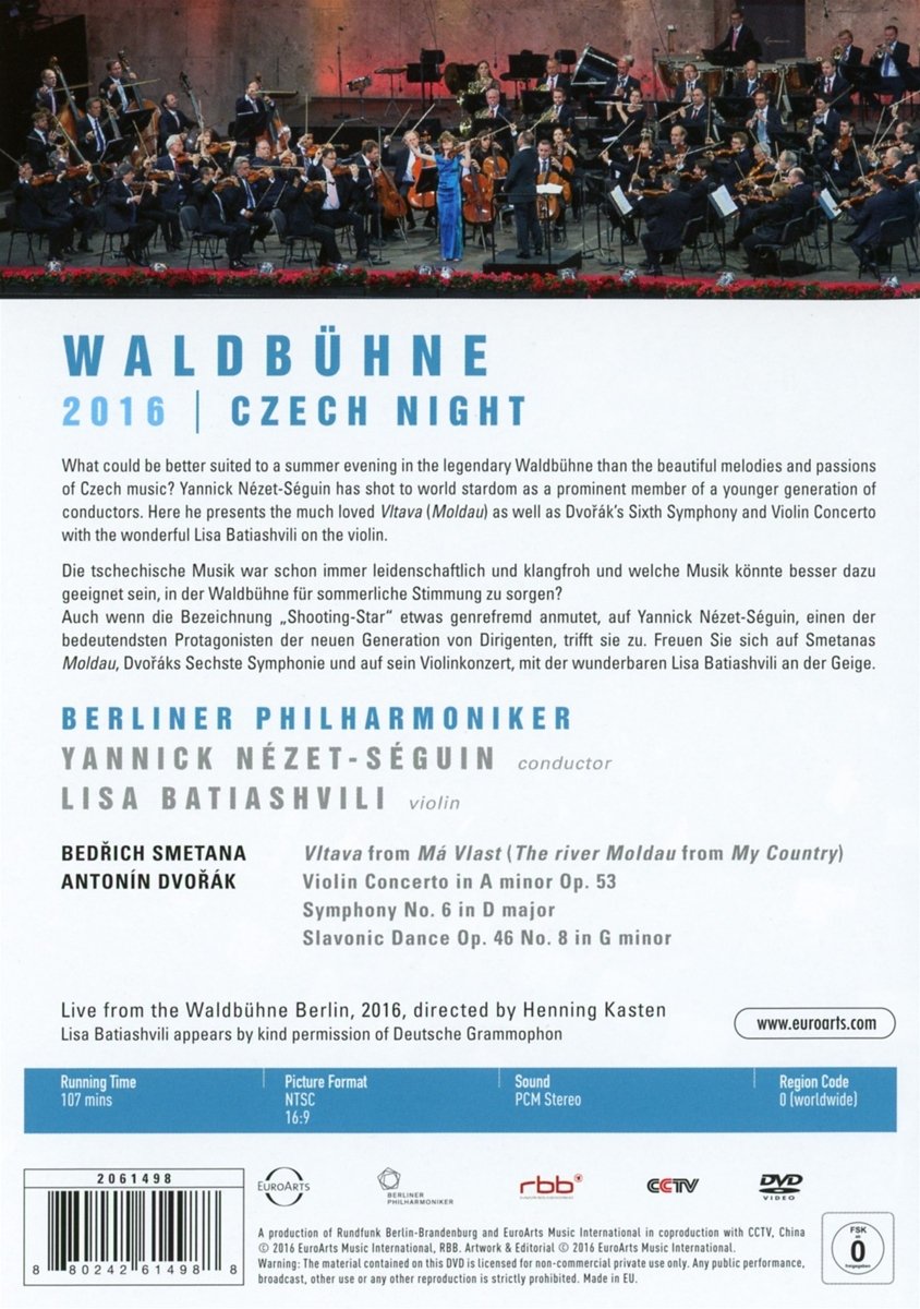 Waldbuehne 2016 - Czech Night Live Concert DVD | Classical Music Performance | Perfect for Home Entertainment & Gift Giving